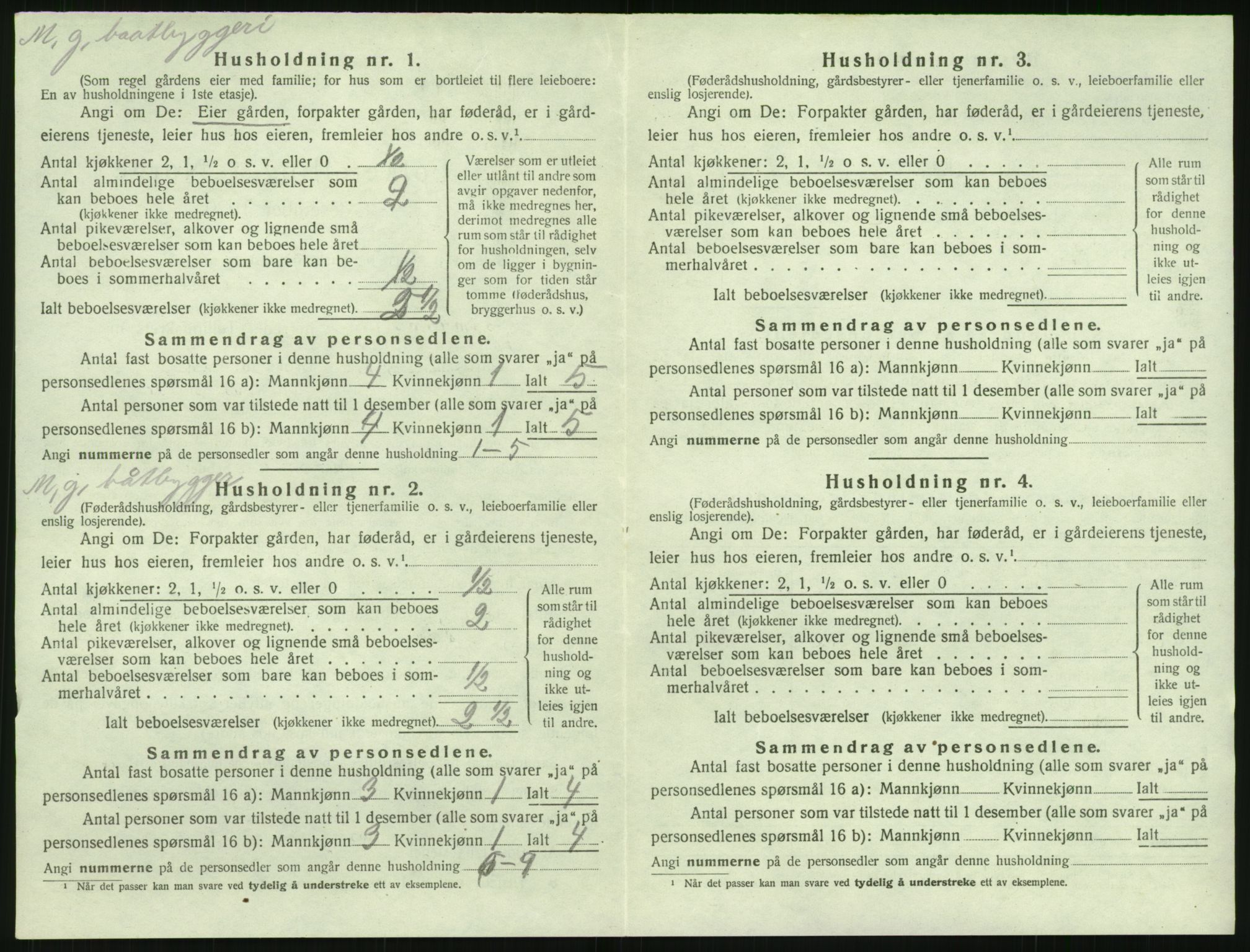 SAK, 1920 census for Øyestad, 1920, p. 145