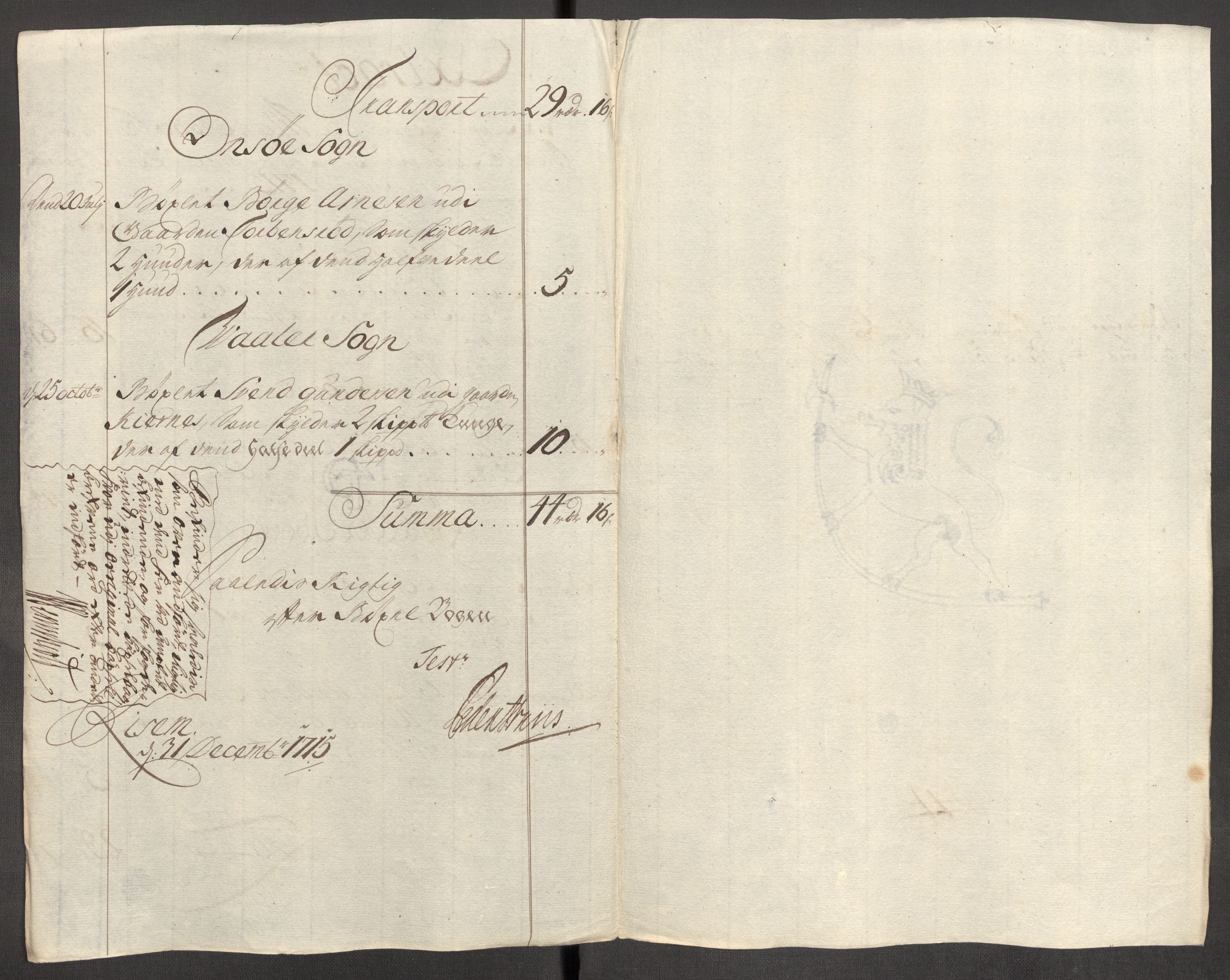 Rentekammeret inntil 1814, Reviderte regnskaper, Fogderegnskap, AV/RA-EA-4092/R04/L0140: Fogderegnskap Moss, Onsøy, Tune, Veme og Åbygge, 1715-1716, p. 102