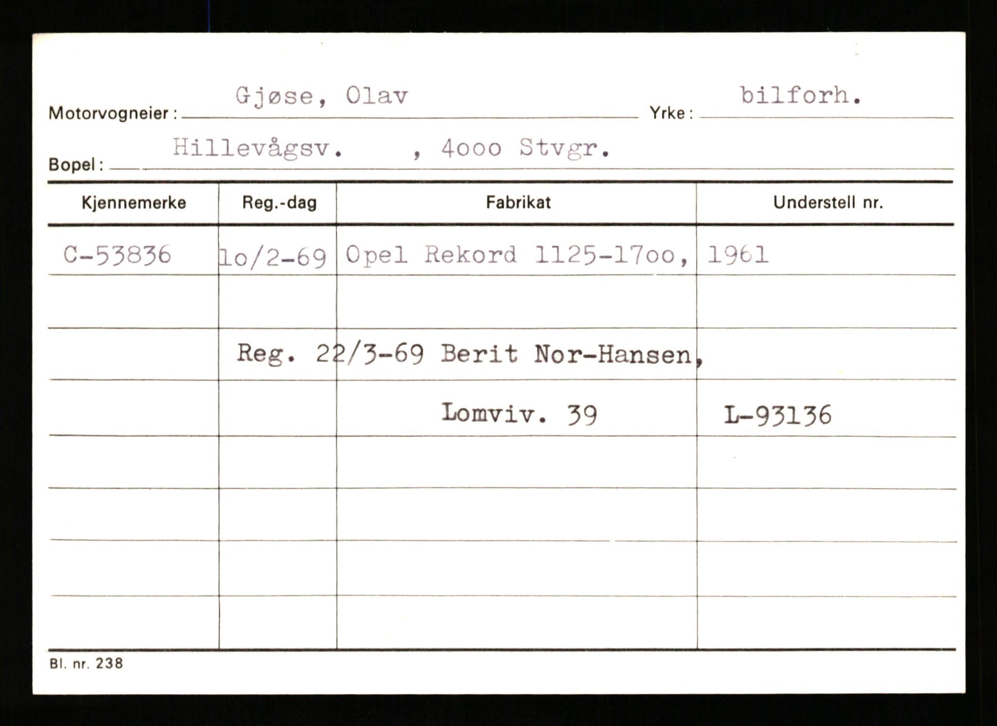 Stavanger trafikkstasjon, SAST/A-101942/0/G/L0007: Registreringsnummer: 49019 - 67460, 1930-1971, p. 1285