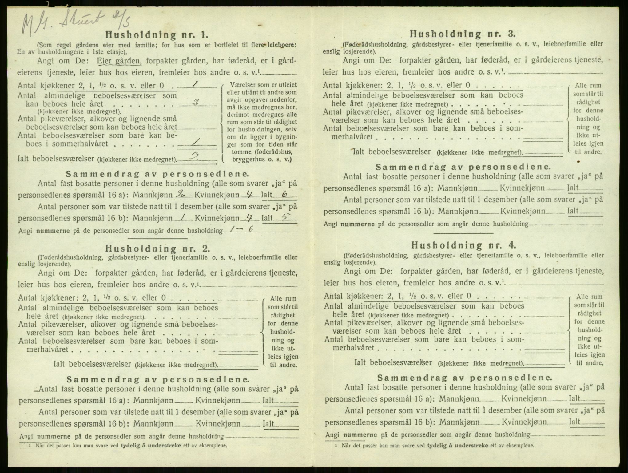 SAKO, 1920 census for Stokke, 1920, p. 1672