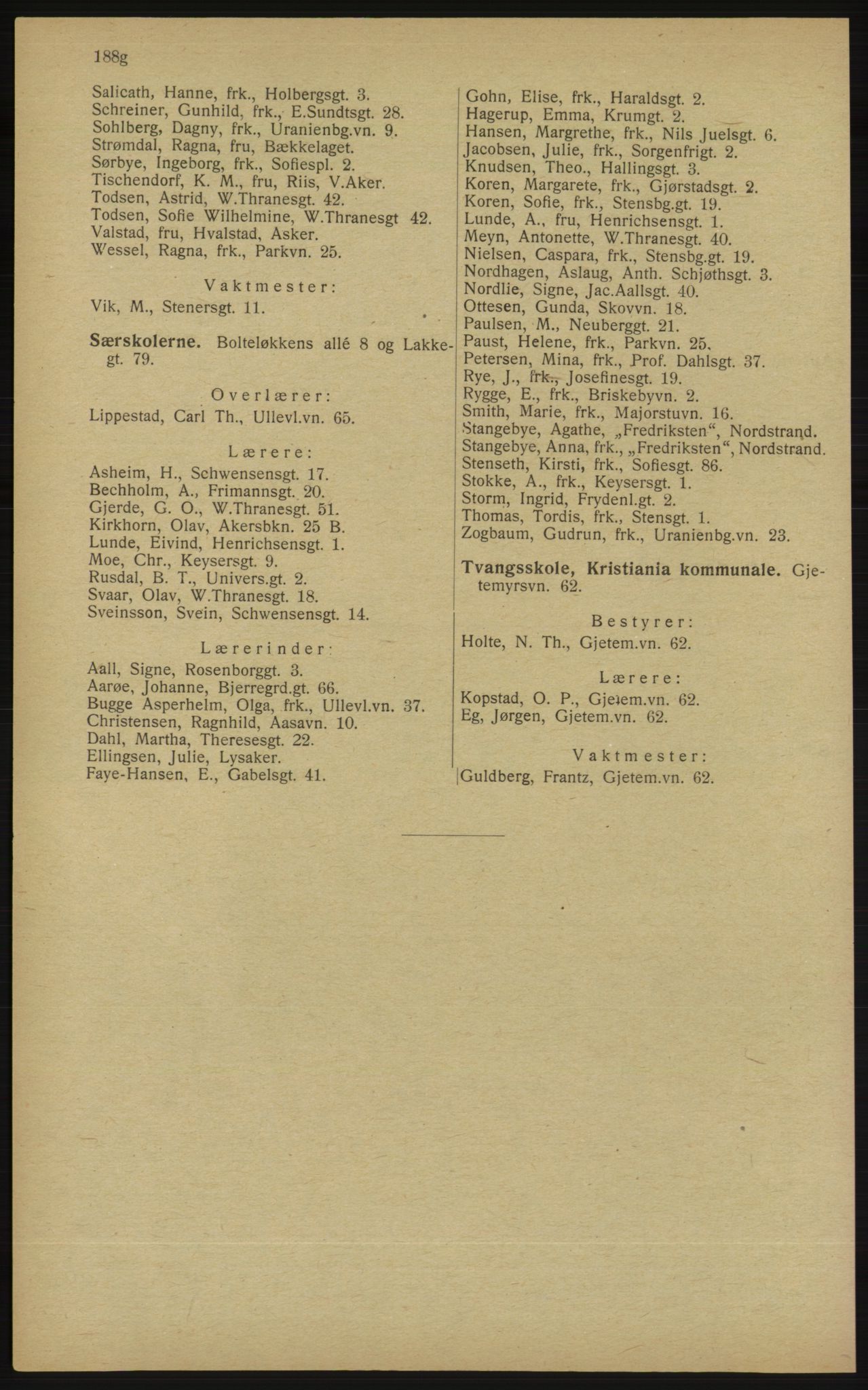 Kristiania/Oslo adressebok, PUBL/-, 1913, p. 196