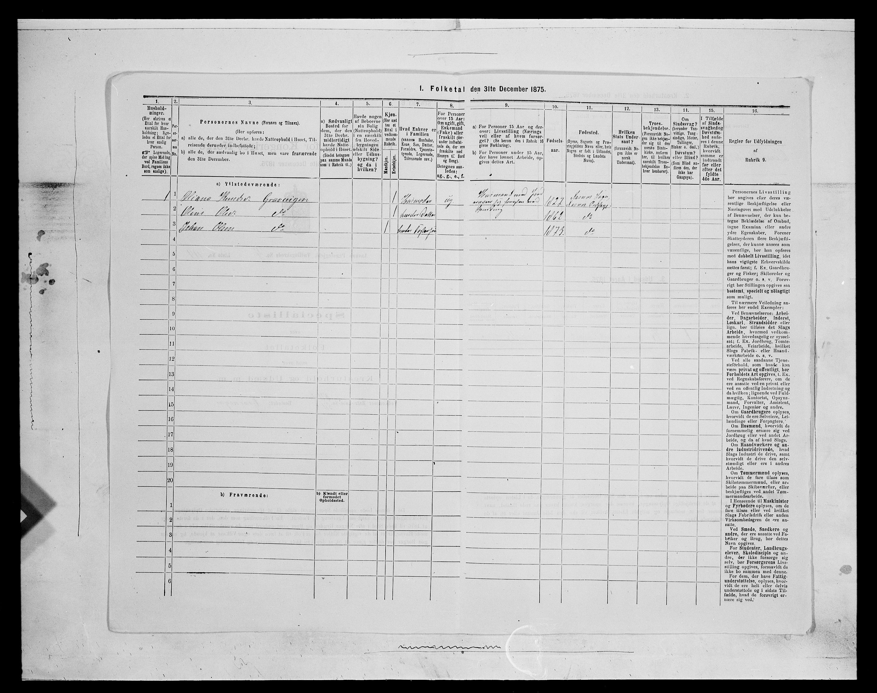 SAH, 1875 census for 0425P Åsnes, 1875, p. 684