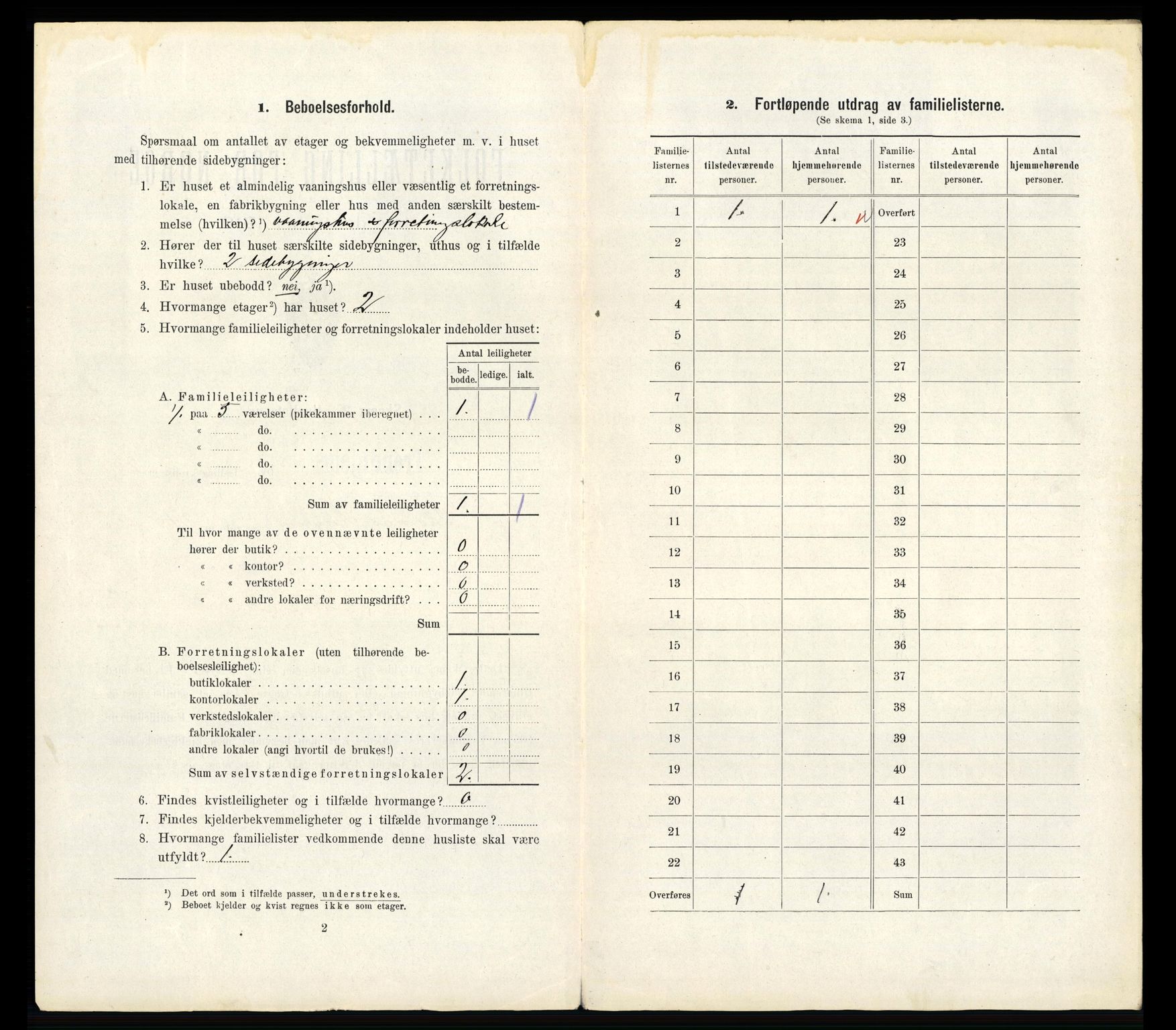 RA, 1910 census for Trondheim, 1910, p. 6394