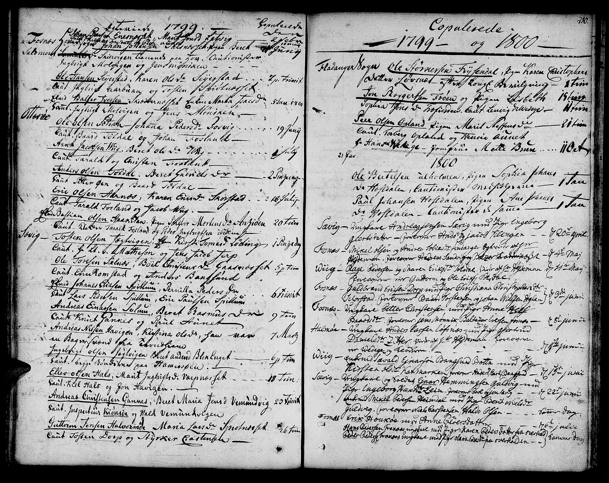 Ministerialprotokoller, klokkerbøker og fødselsregistre - Nord-Trøndelag, SAT/A-1458/773/L0608: Parish register (official) no. 773A02, 1784-1816, p. 210