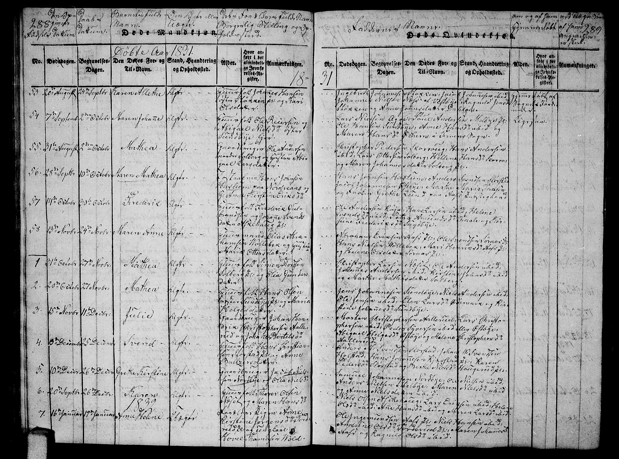 Ås prestekontor Kirkebøker, SAO/A-10894/G/Ga/L0002: Parish register (copy) no. I 2, 1820-1836, p. 288-289