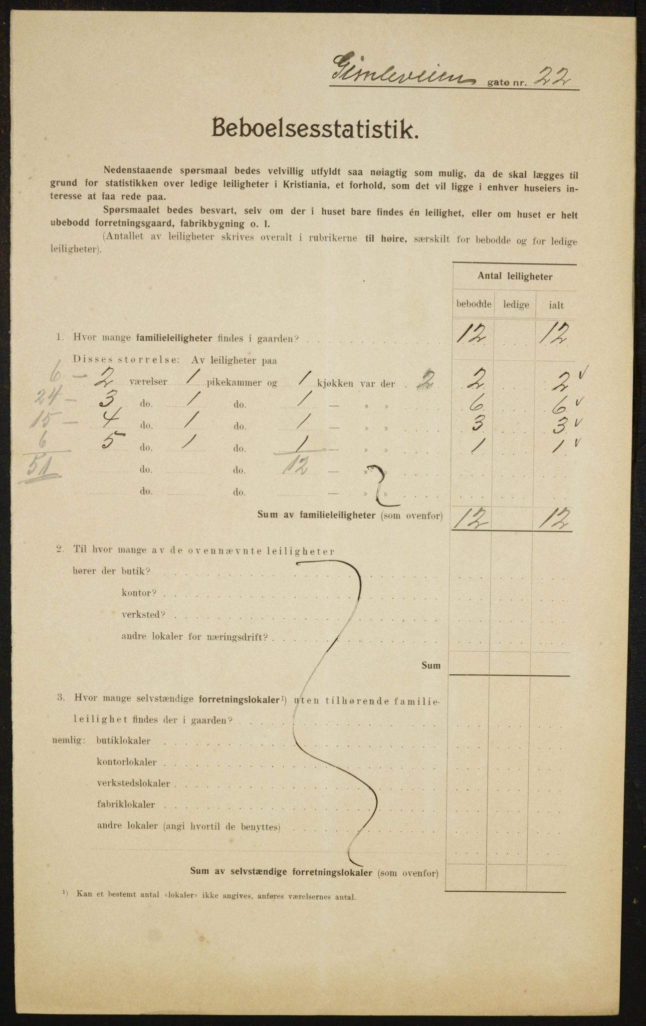 OBA, Municipal Census 1910 for Kristiania, 1910, p. 27830