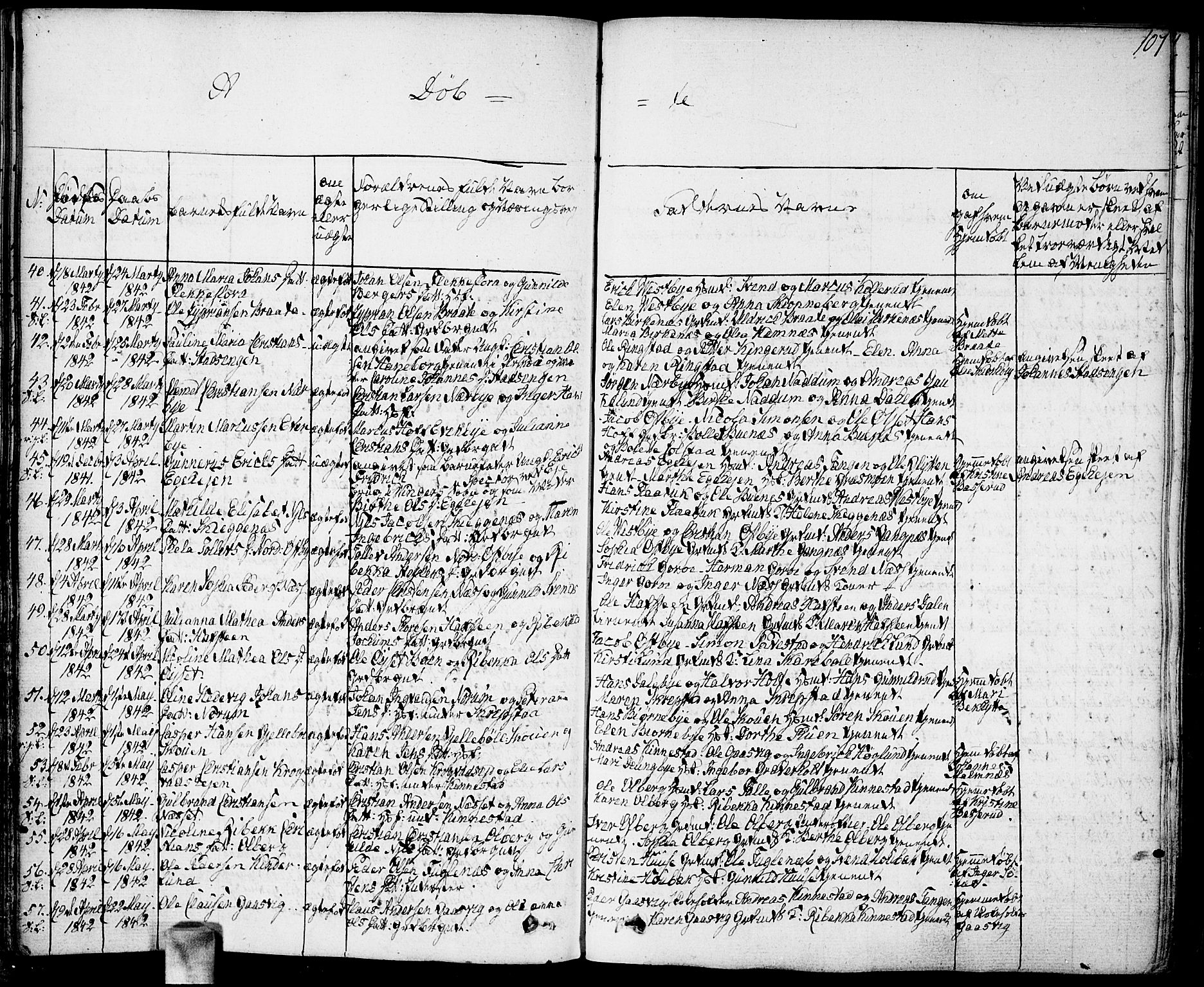 Høland prestekontor Kirkebøker, AV/SAO-A-10346a/F/Fa/L0008: Parish register (official) no. I 8, 1827-1845, p. 107