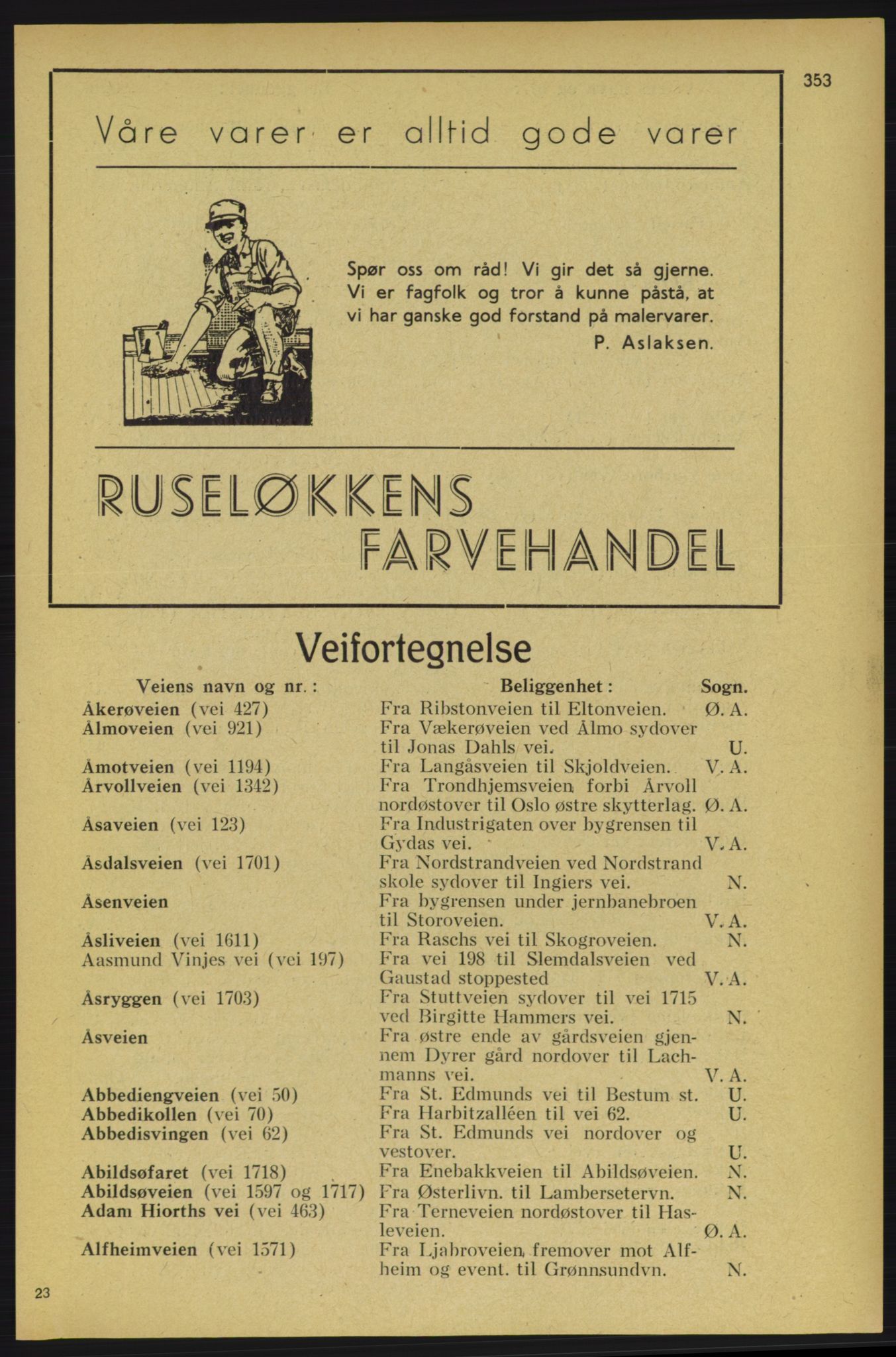 Aker adressebok/adressekalender, PUBL/001/A/005: Aker adressebok, 1934-1935, p. 353
