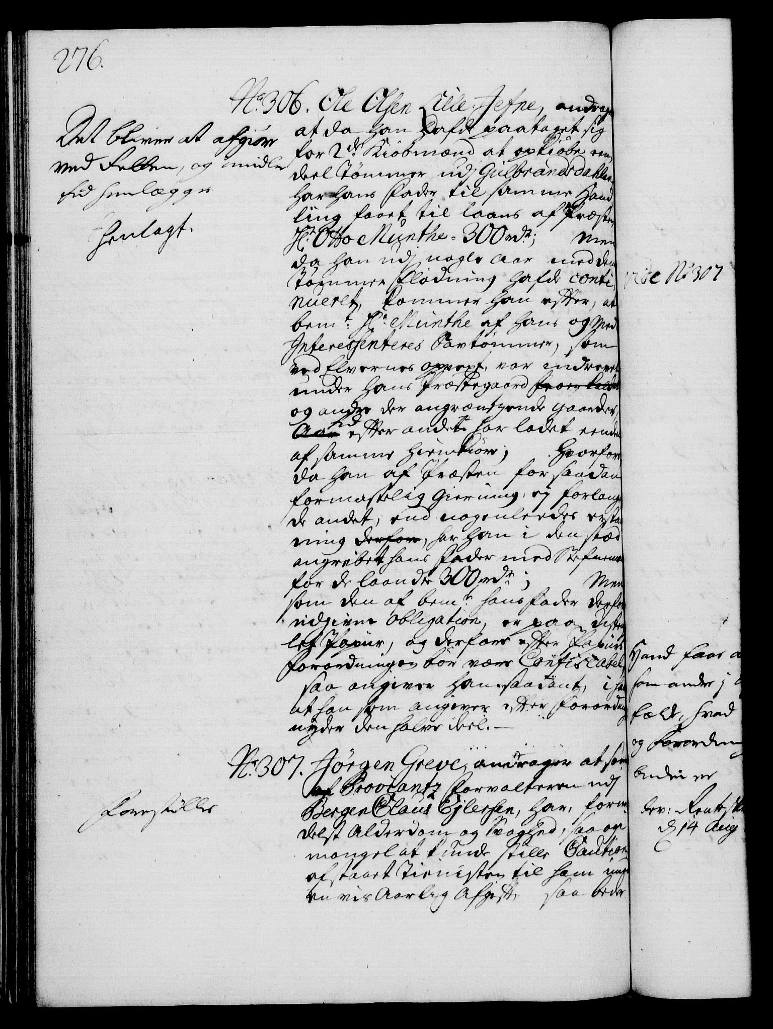 Rentekammeret, Kammerkanselliet, RA/EA-3111/G/Gh/Gha/L0013: Norsk ekstraktmemorialprotokoll (merket RK 53.58), 1731, p. 276