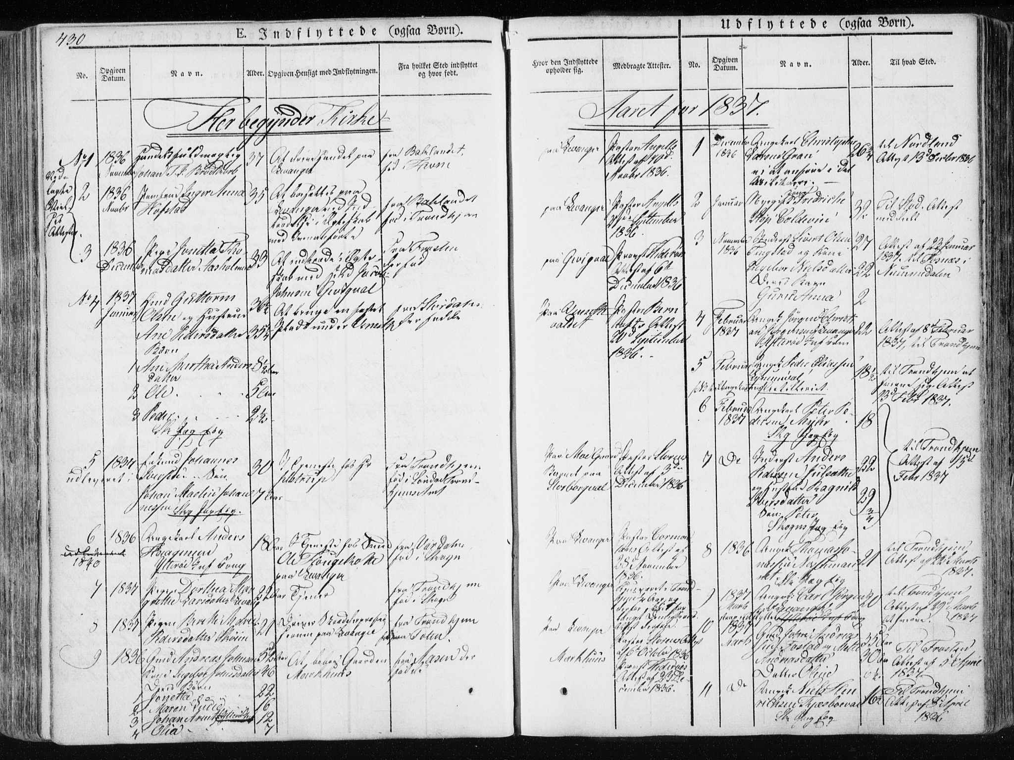 Ministerialprotokoller, klokkerbøker og fødselsregistre - Nord-Trøndelag, SAT/A-1458/717/L0154: Parish register (official) no. 717A06 /1, 1836-1849, p. 430