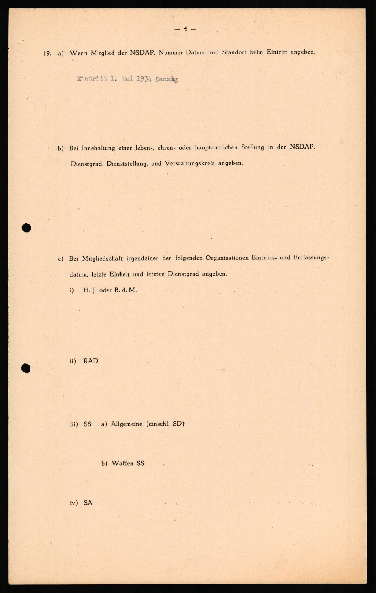 Forsvaret, Forsvarets overkommando II, AV/RA-RAFA-3915/D/Db/L0018: CI Questionaires. Tyske okkupasjonsstyrker i Norge. Tyskere., 1945-1946, p. 205