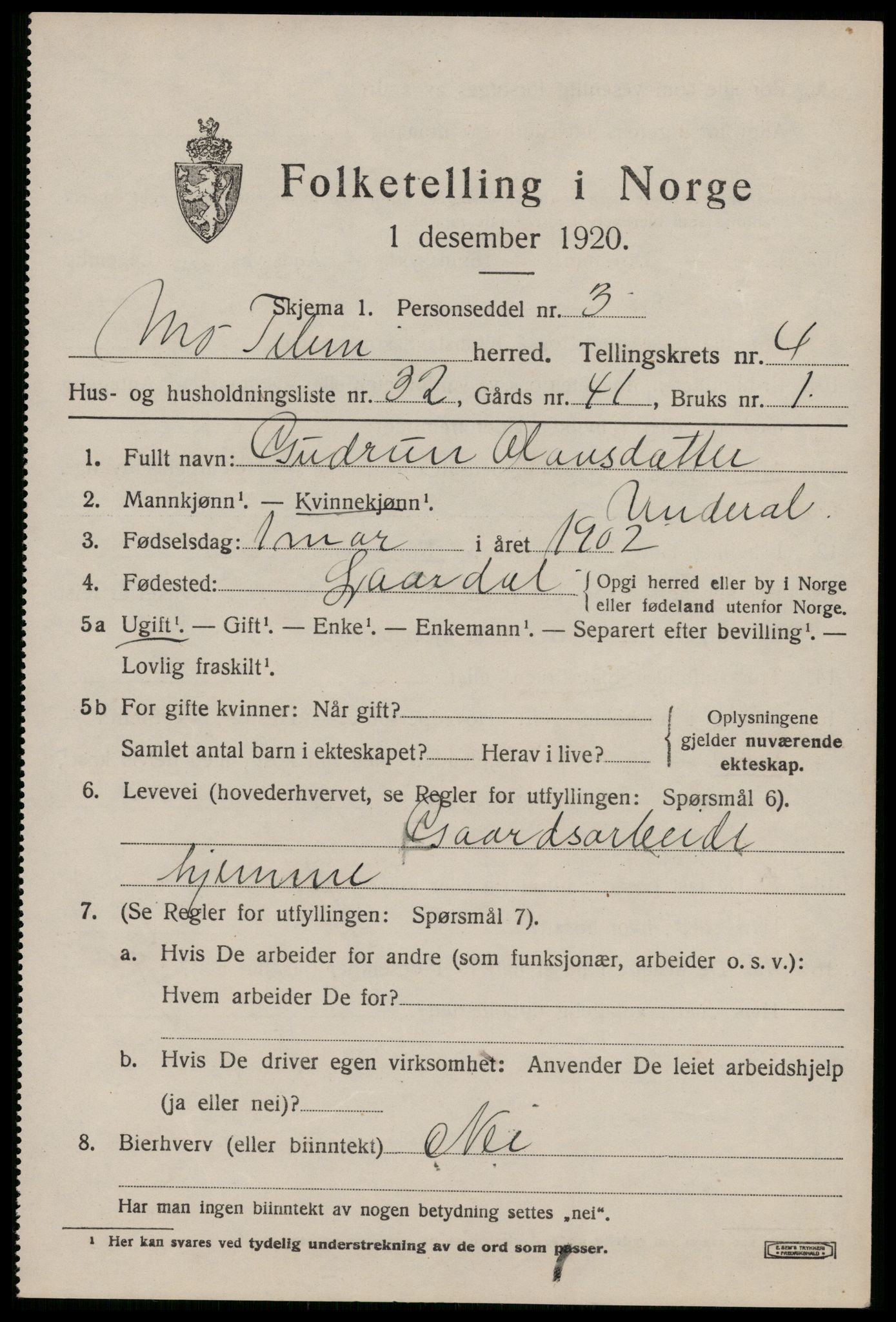 SAKO, 1920 census for Mo, 1920, p. 1958