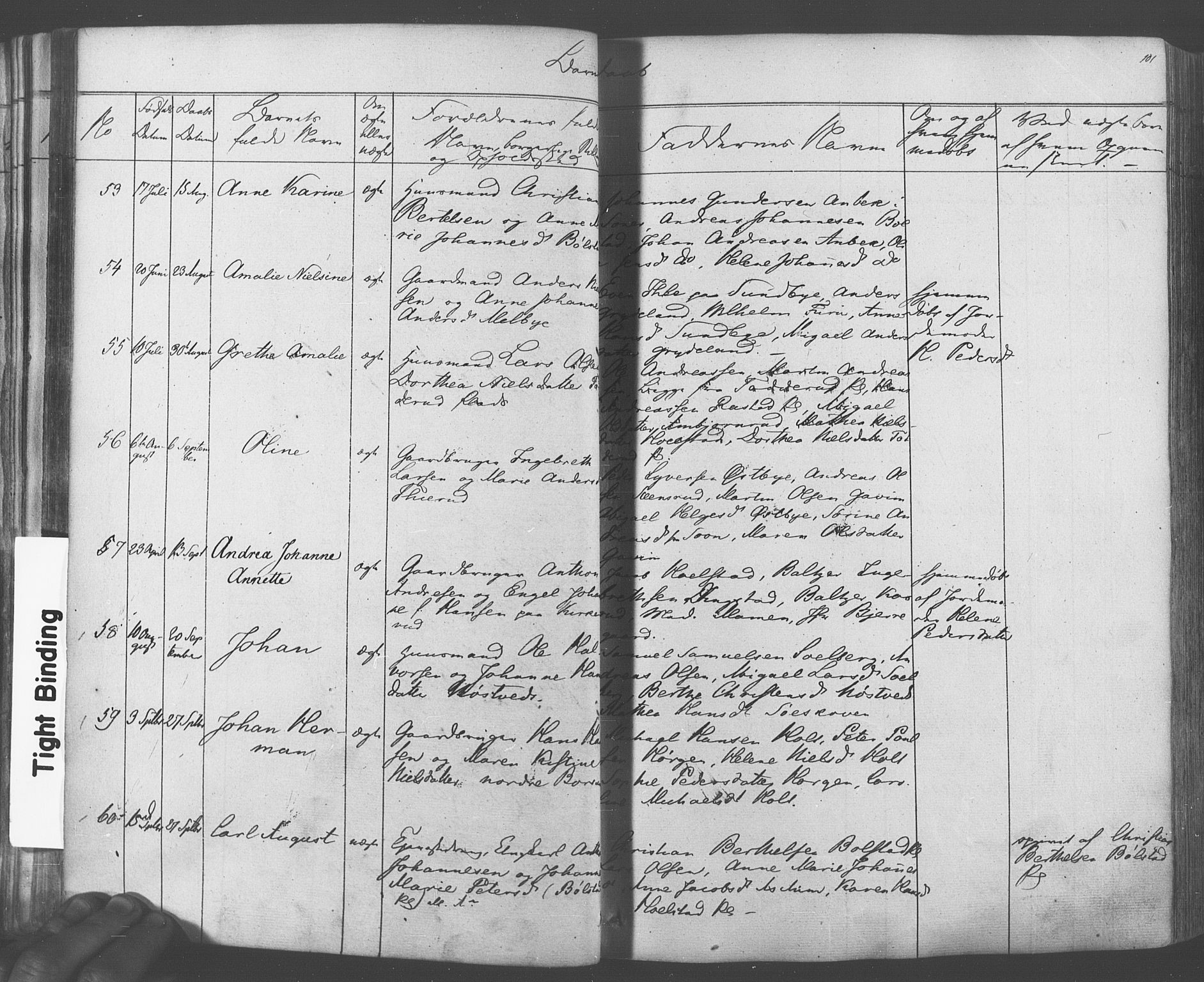 Ås prestekontor Kirkebøker, AV/SAO-A-10894/F/Fa/L0006: Parish register (official) no. I 6, 1841-1853, p. 100-101