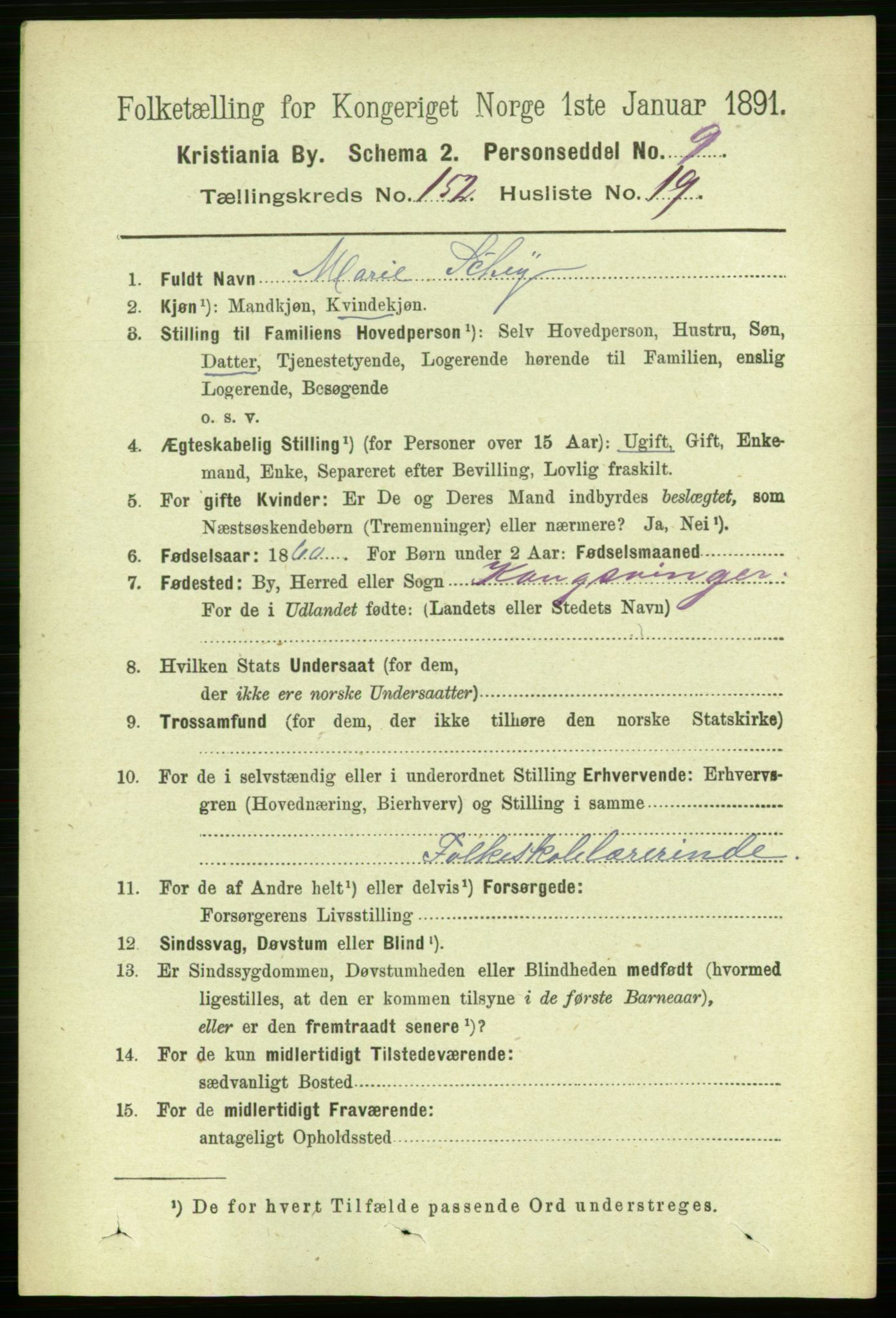 RA, 1891 census for 0301 Kristiania, 1891, p. 85772