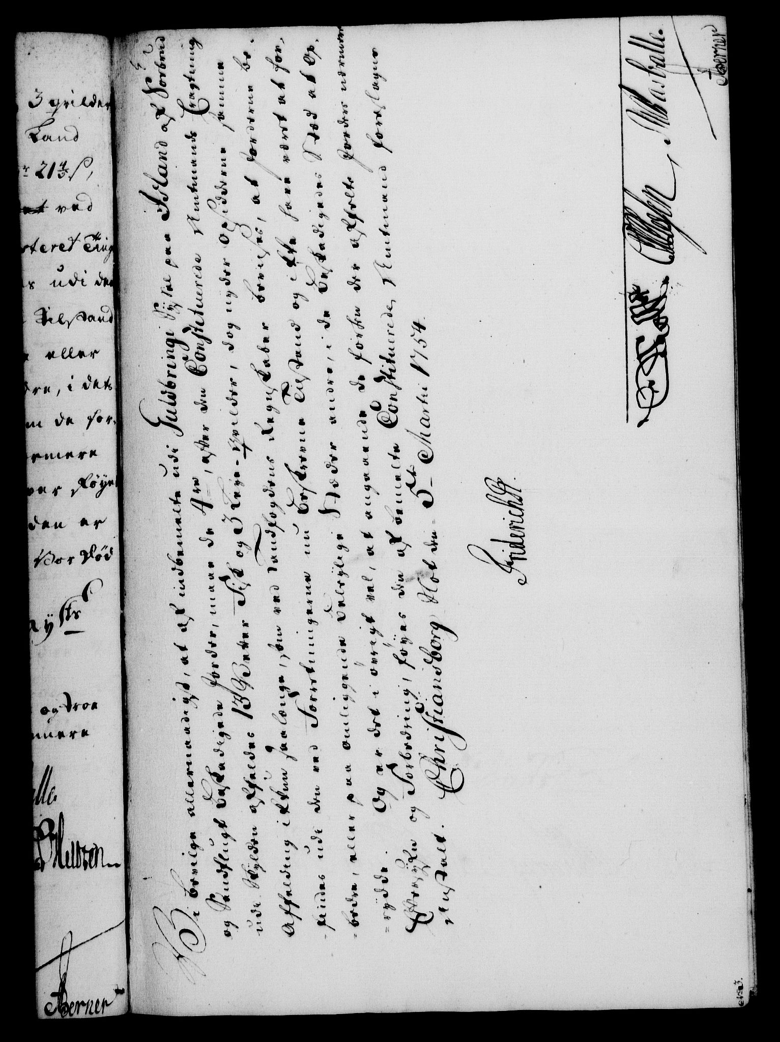 Rentekammeret, Kammerkanselliet, RA/EA-3111/G/Gf/Gfa/L0036: Norsk relasjons- og resolusjonsprotokoll (merket RK 52.36), 1754, p. 193