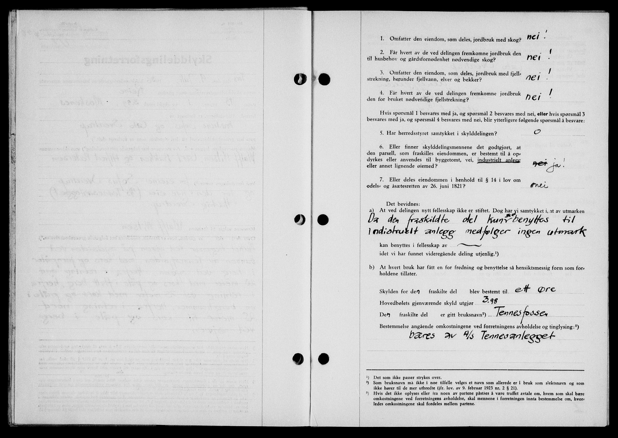 Lofoten sorenskriveri, SAT/A-0017/1/2/2C/L0001a: Mortgage book no. 1a, 1936-1937, Diary no: : 1202/1936