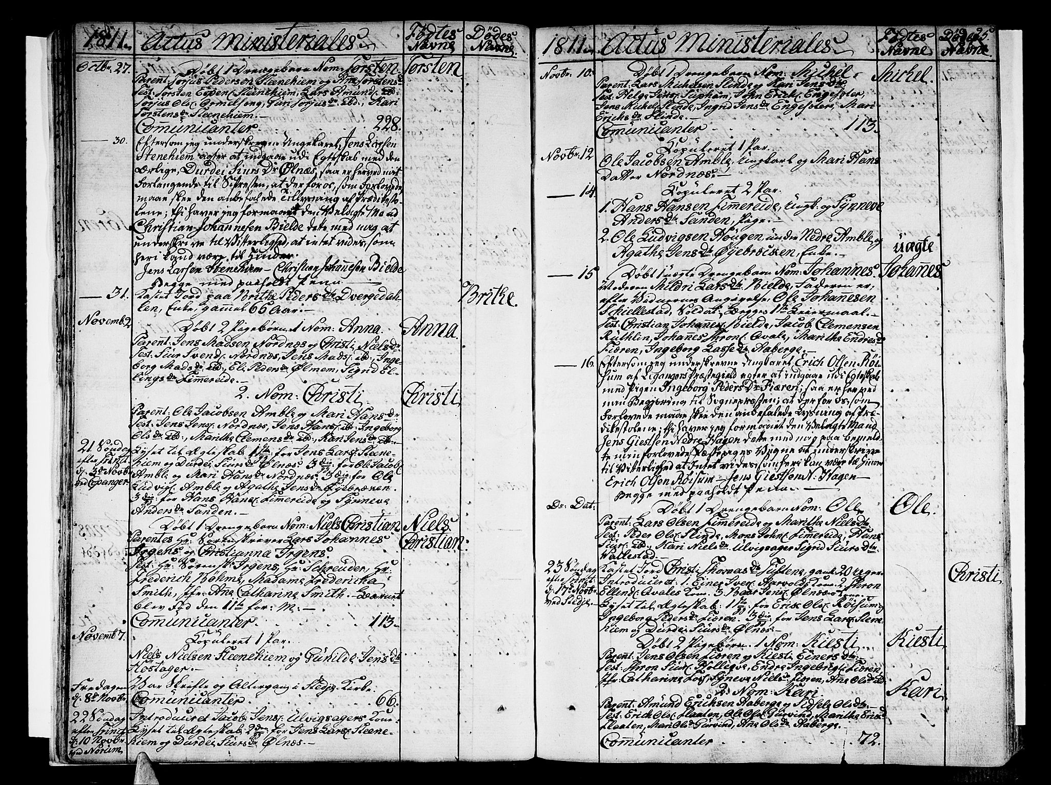 Sogndal sokneprestembete, SAB/A-81301/H/Haa/Haaa/L0009: Parish register (official) no. A 9, 1809-1821, p. 25