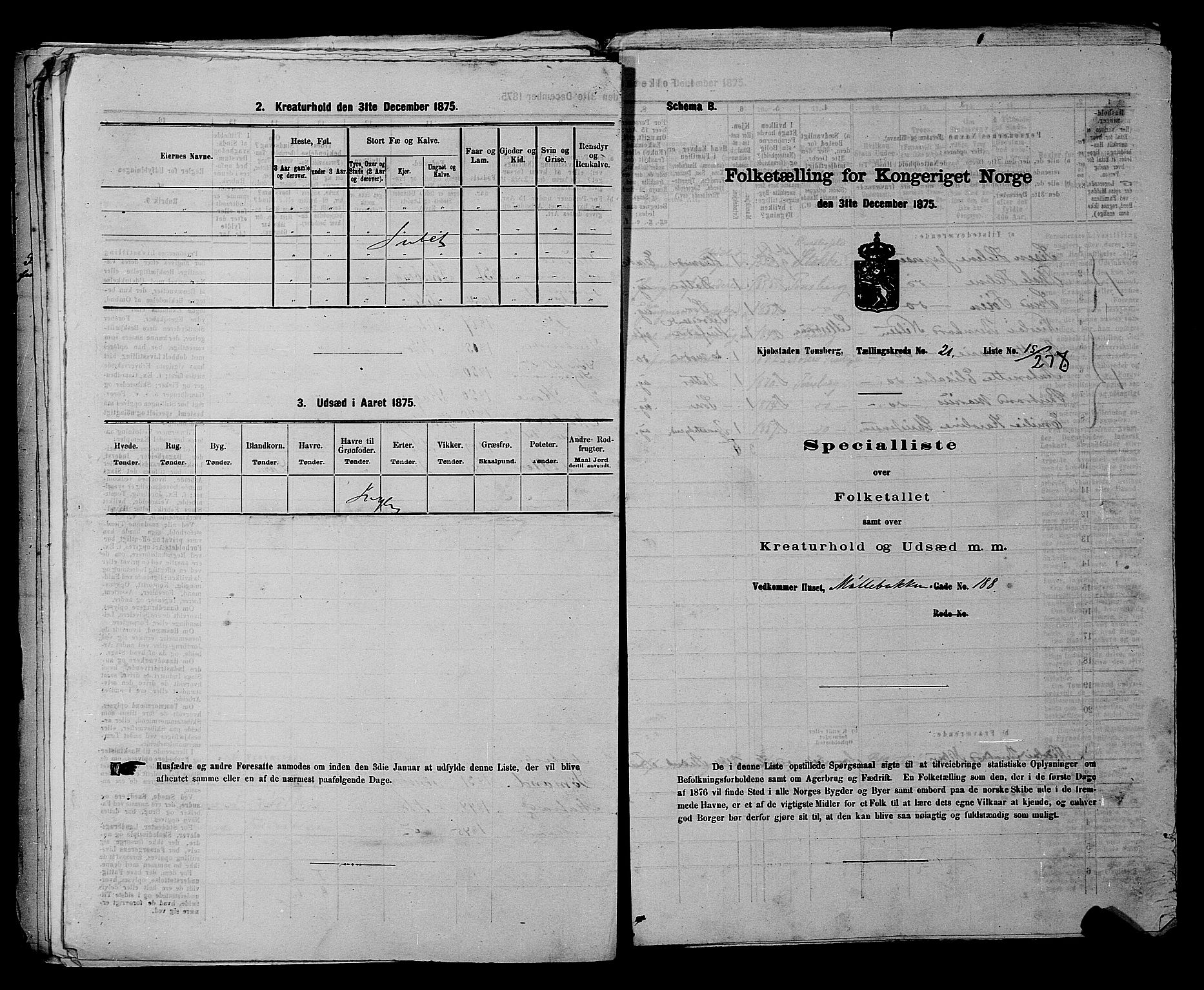 SAKO, 1875 census for 0705P Tønsberg, 1875, p. 684