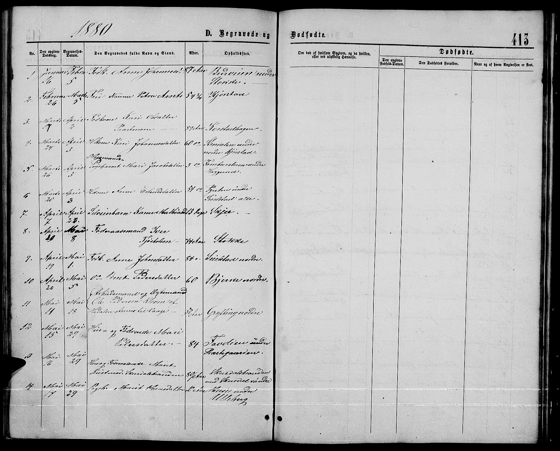 Sør-Fron prestekontor, SAH/PREST-010/H/Ha/Hab/L0002: Parish register (copy) no. 2, 1864-1883, p. 413