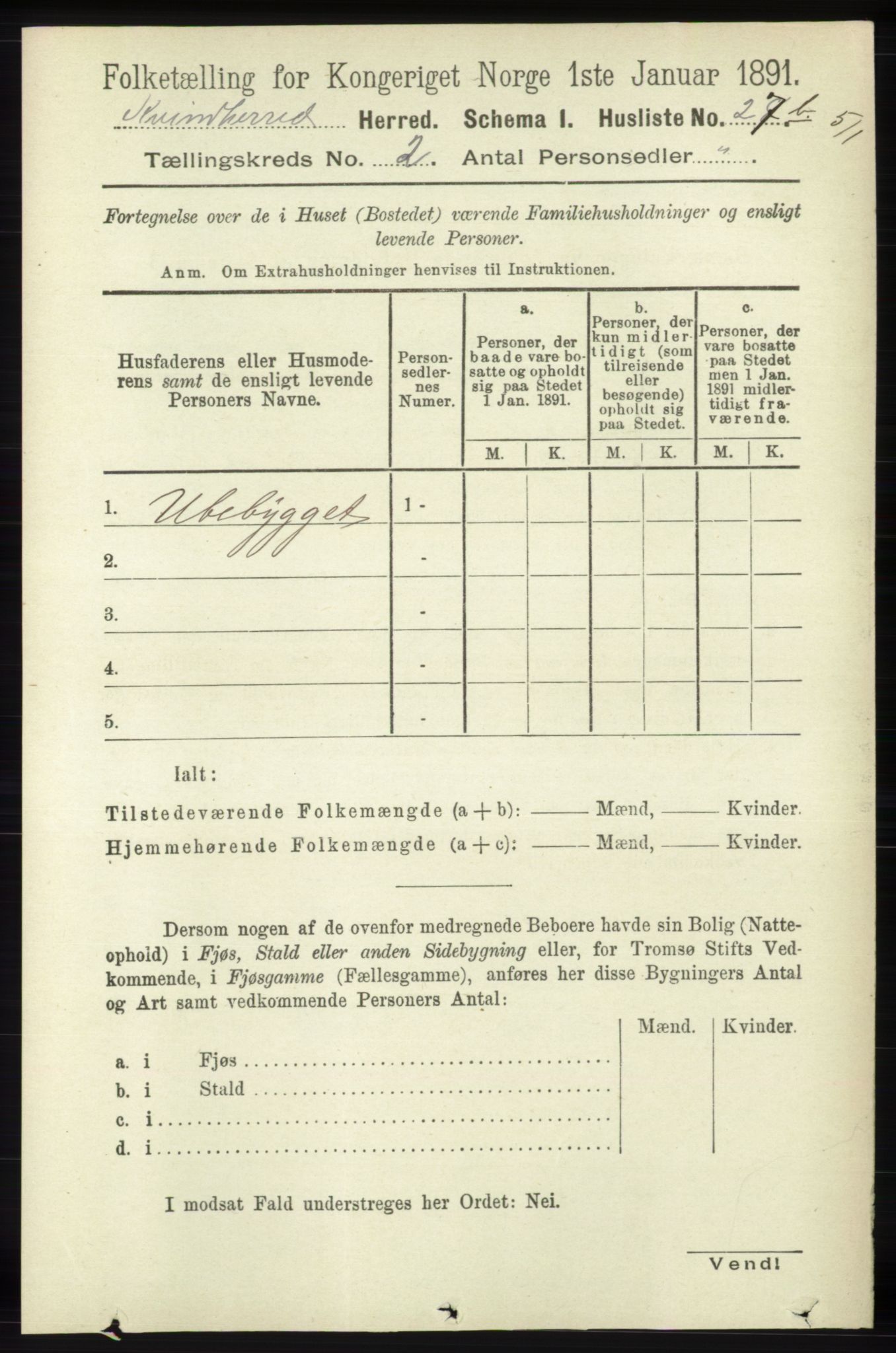 RA, 1891 census for 1224 Kvinnherad, 1891, p. 620