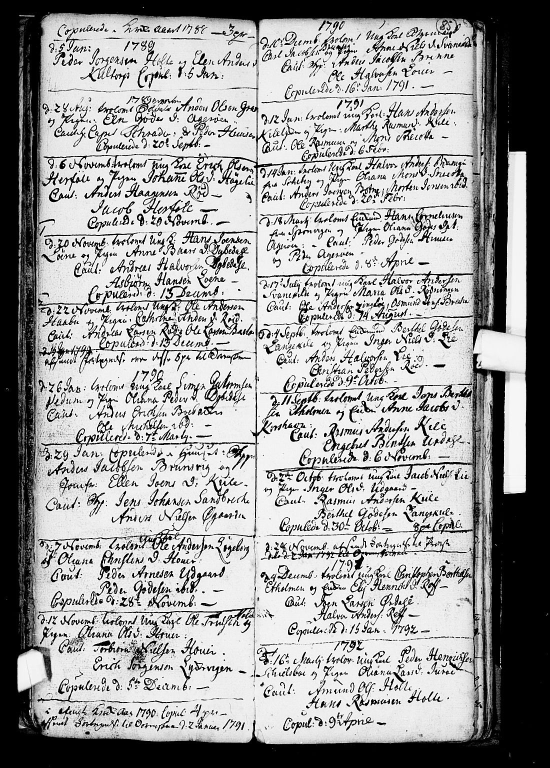 Hvaler prestekontor Kirkebøker, AV/SAO-A-2001/F/Fa/L0003: Parish register (official) no. I 3, 1758-1796, p. 85