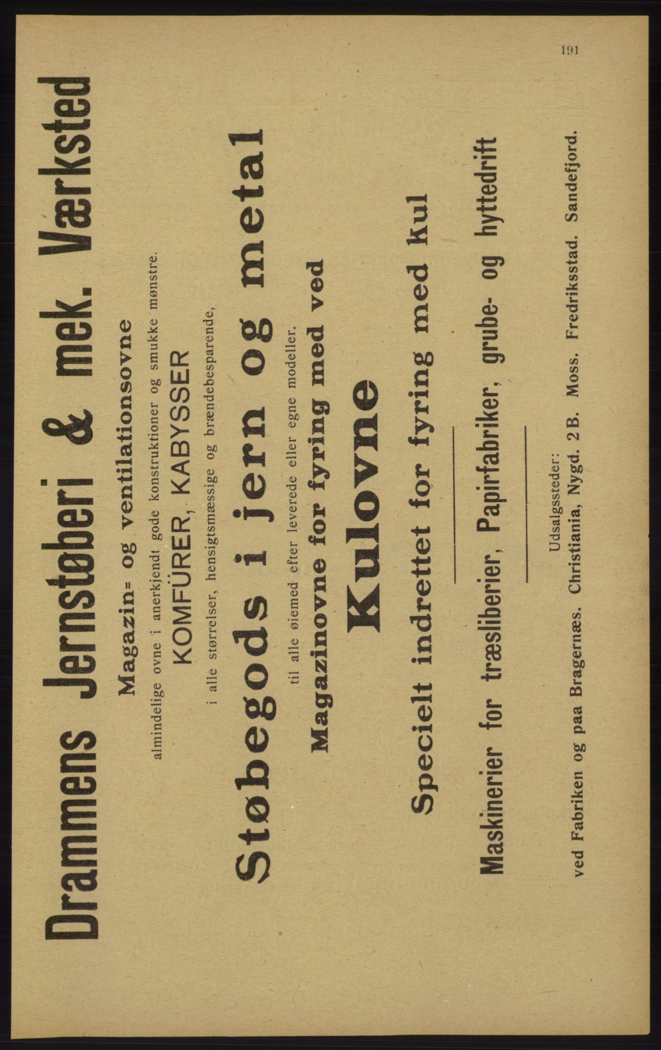 Kristiania/Oslo adressebok, PUBL/-, 1913, p. 201
