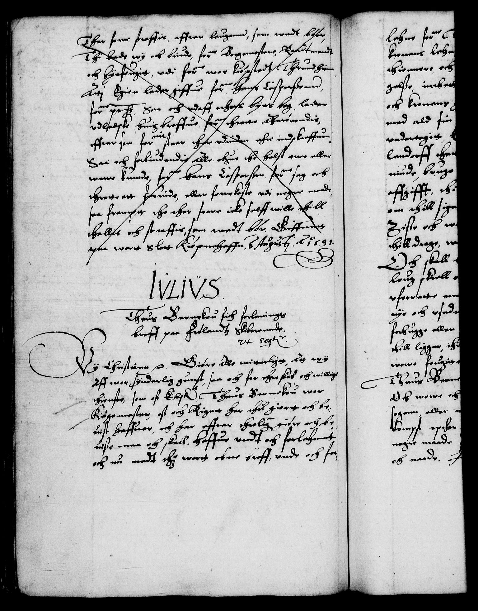 Danske Kanselli 1572-1799, RA/EA-3023/F/Fc/Fca/Fcaa/L0002: Norske registre (mikrofilm), 1588-1596, p. 118b