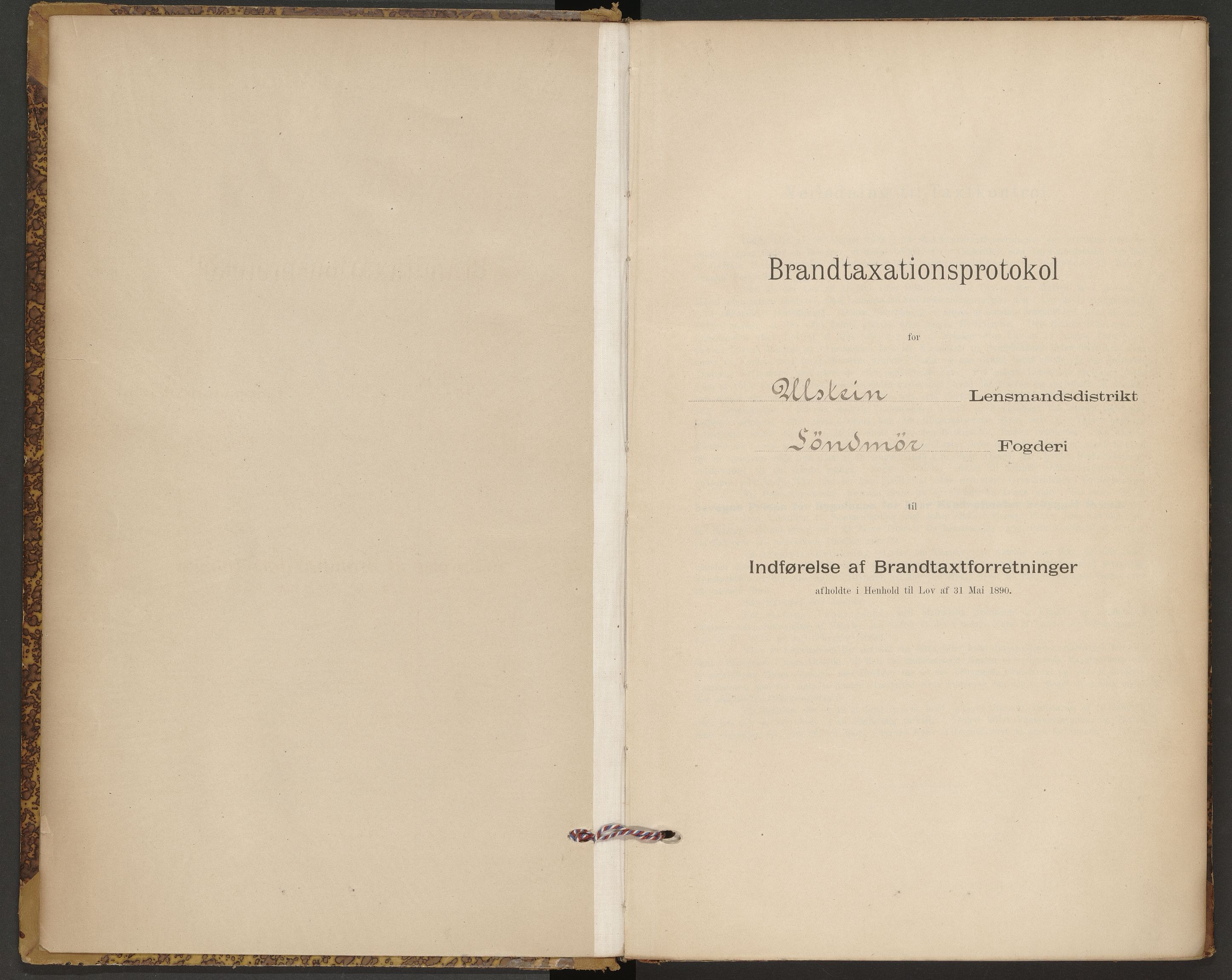 Norges Brannkasse Ulstein og Hareid, SAT/A-5487/F/Fb/L0001: Branntakstprotokoll, 1900-1944