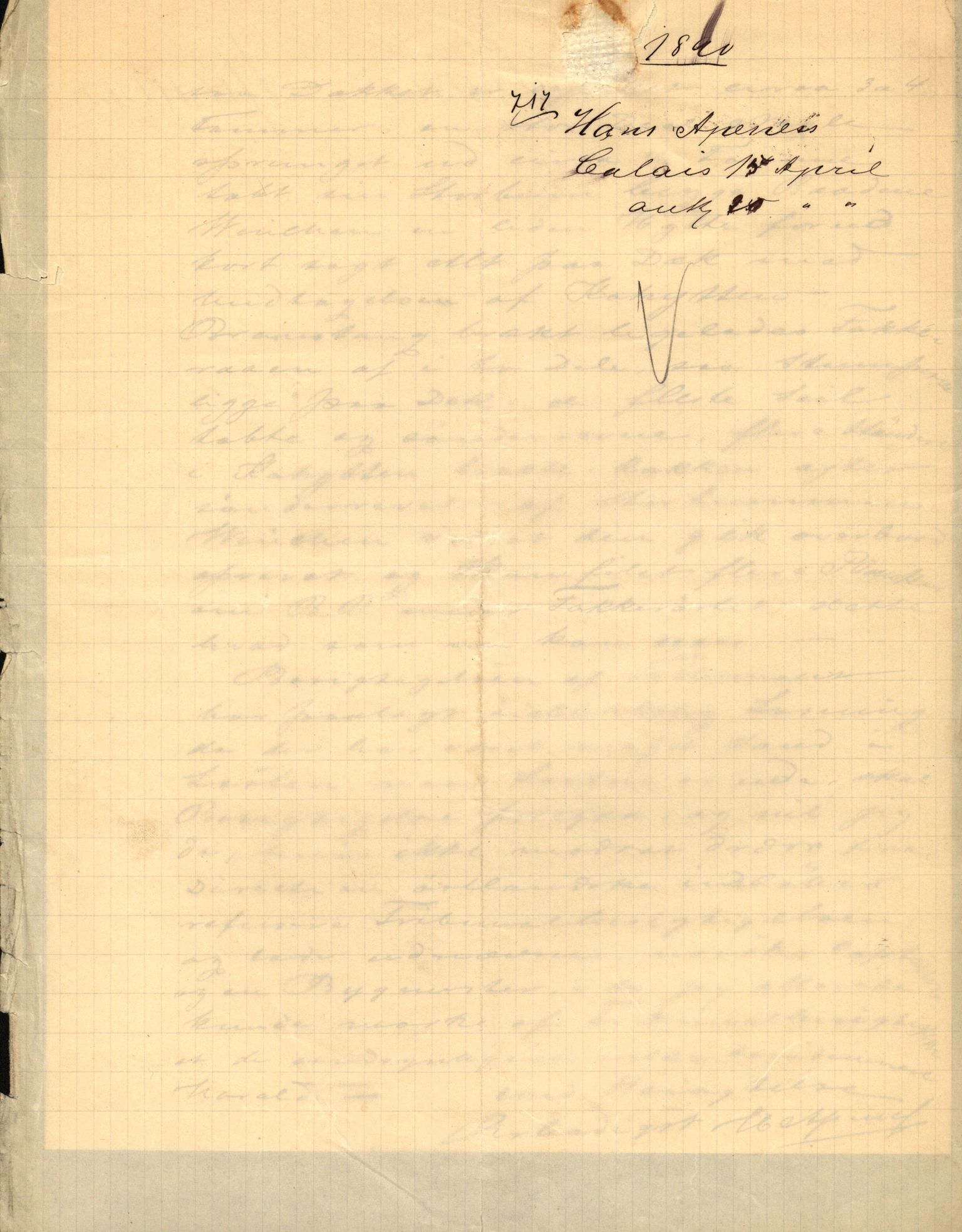 Pa 63 - Østlandske skibsassuranceforening, VEMU/A-1079/G/Ga/L0025/0004: Havaridokumenter / Imanuel, Hefhi, Guldregn, Haabet, Harald, Windsor, 1890, p. 105