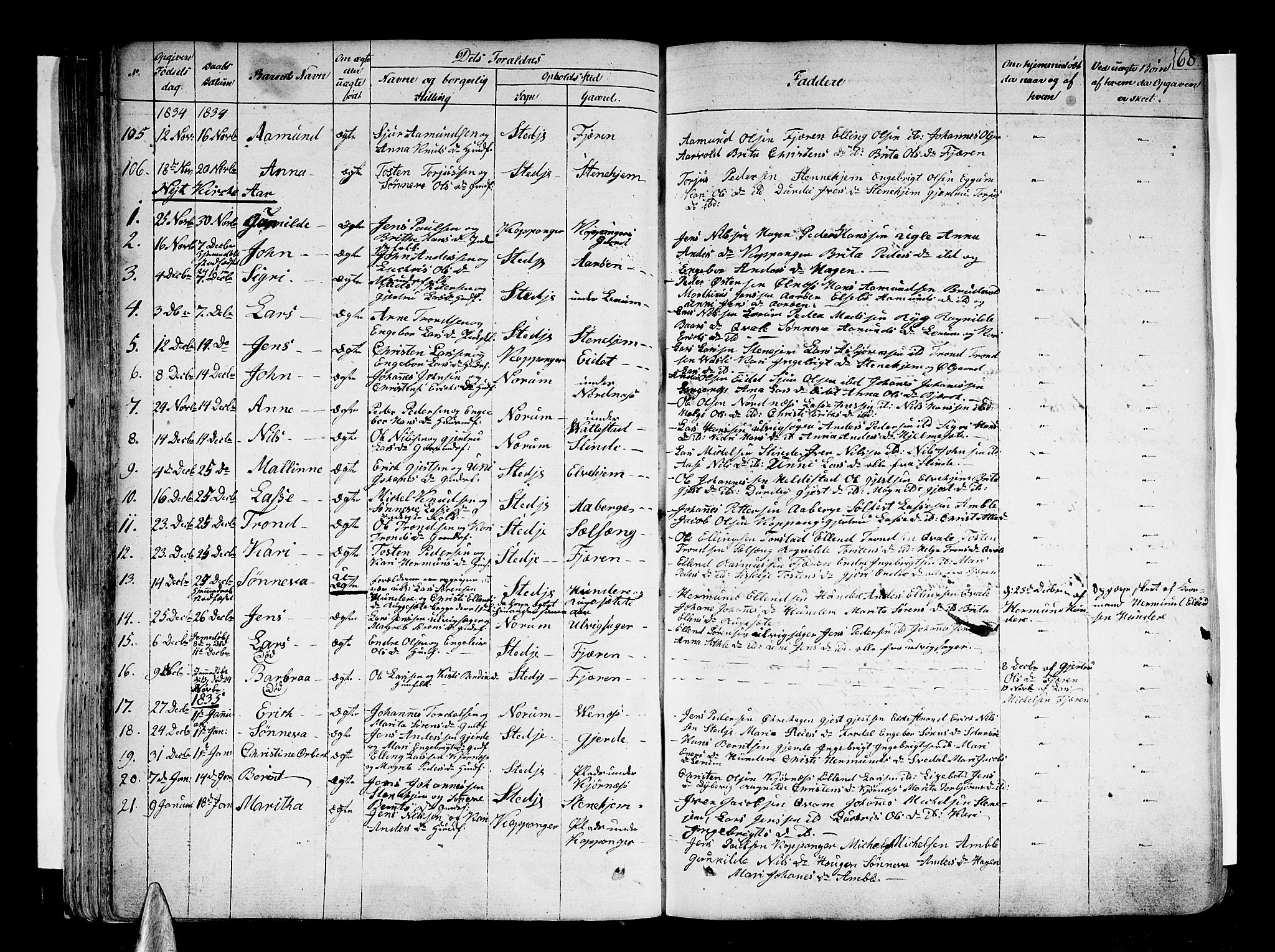 Sogndal sokneprestembete, SAB/A-81301/H/Haa/Haaa/L0010: Parish register (official) no. A 10, 1821-1838, p. 68