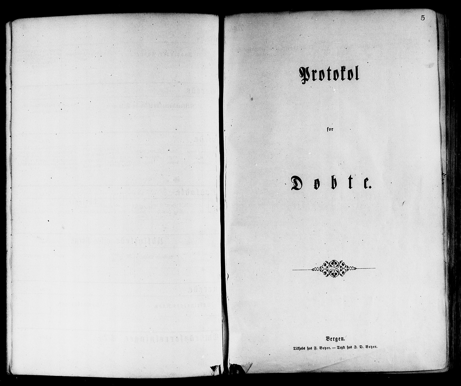 Luster sokneprestembete, SAB/A-81101/H/Haa/Haaa/L0010: Parish register (official) no. A 10, 1871-1886, p. 5