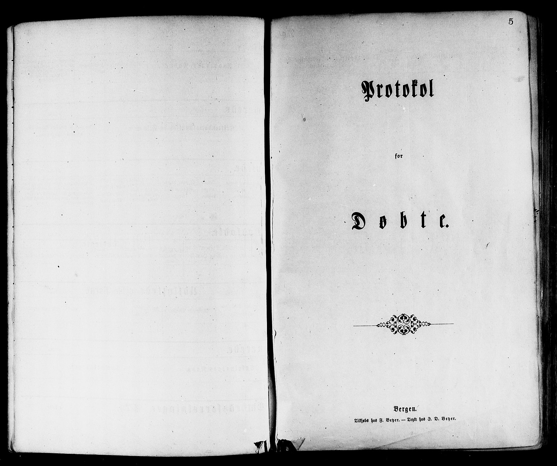 Luster sokneprestembete, AV/SAB-A-81101/H/Haa/Haaa/L0010: Parish register (official) no. A 10, 1871-1886, p. 5