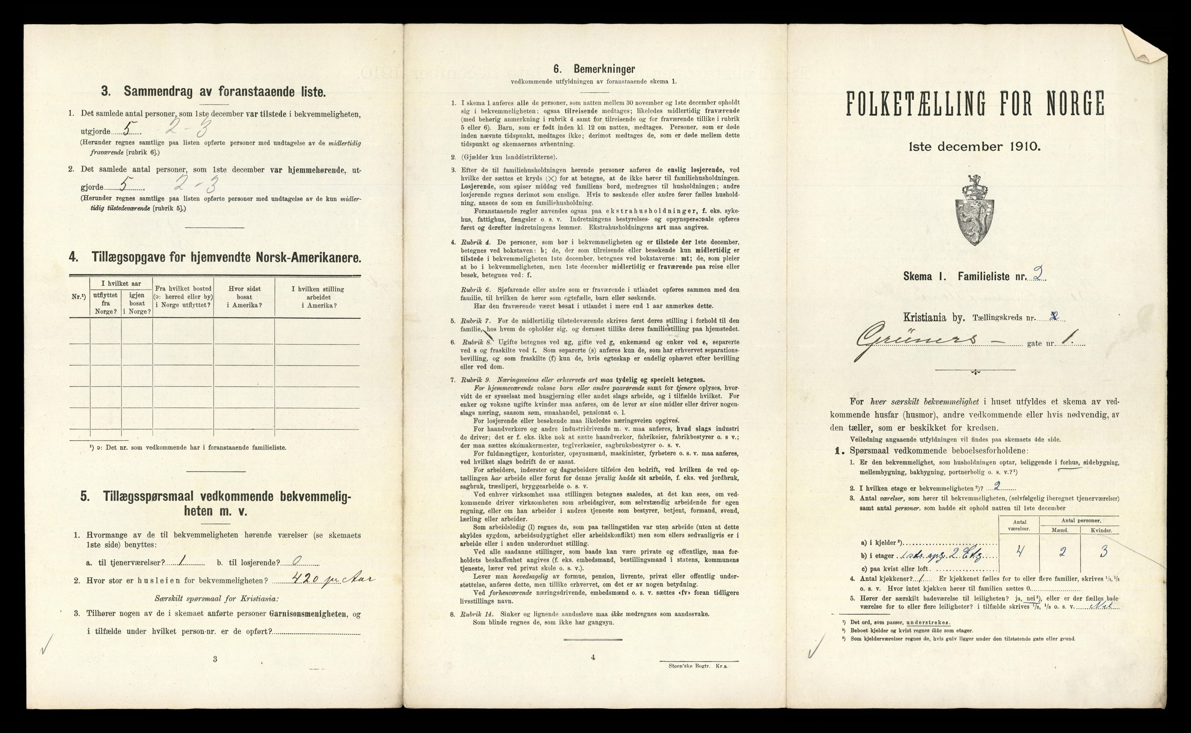 RA, 1910 census for Kristiania, 1910, p. 29799