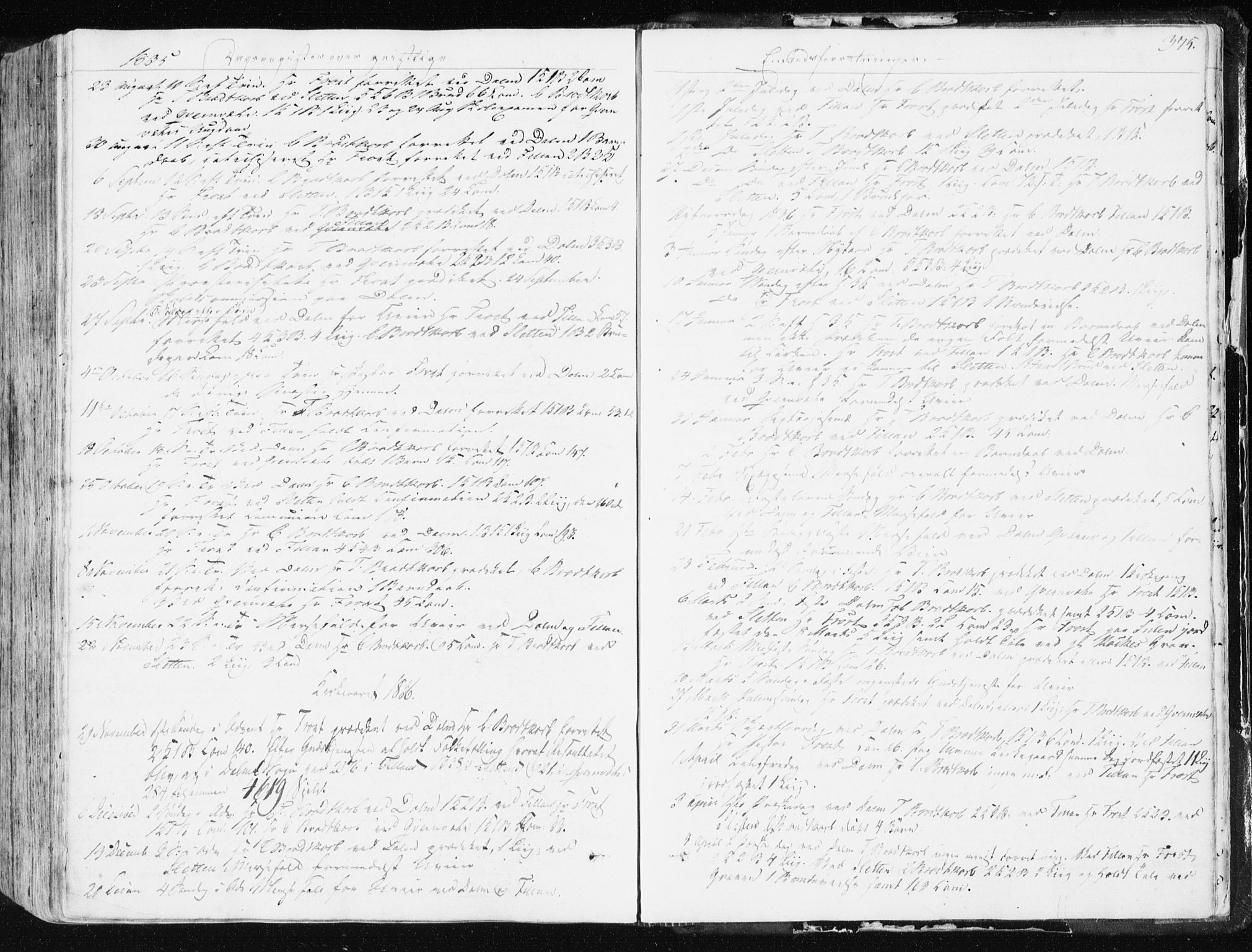 Ministerialprotokoller, klokkerbøker og fødselsregistre - Sør-Trøndelag, SAT/A-1456/634/L0528: Parish register (official) no. 634A04, 1827-1842, p. 375