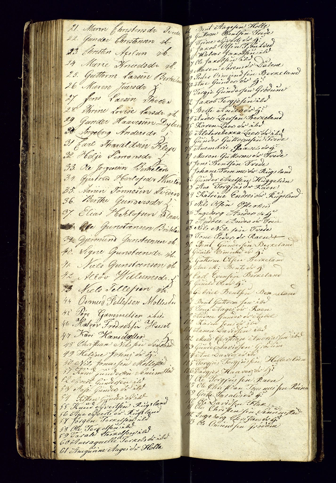 Birkenes sokneprestkontor, AV/SAK-1111-0004/F/Fc/L0001: Communicants register no. C-1, 1832-1839