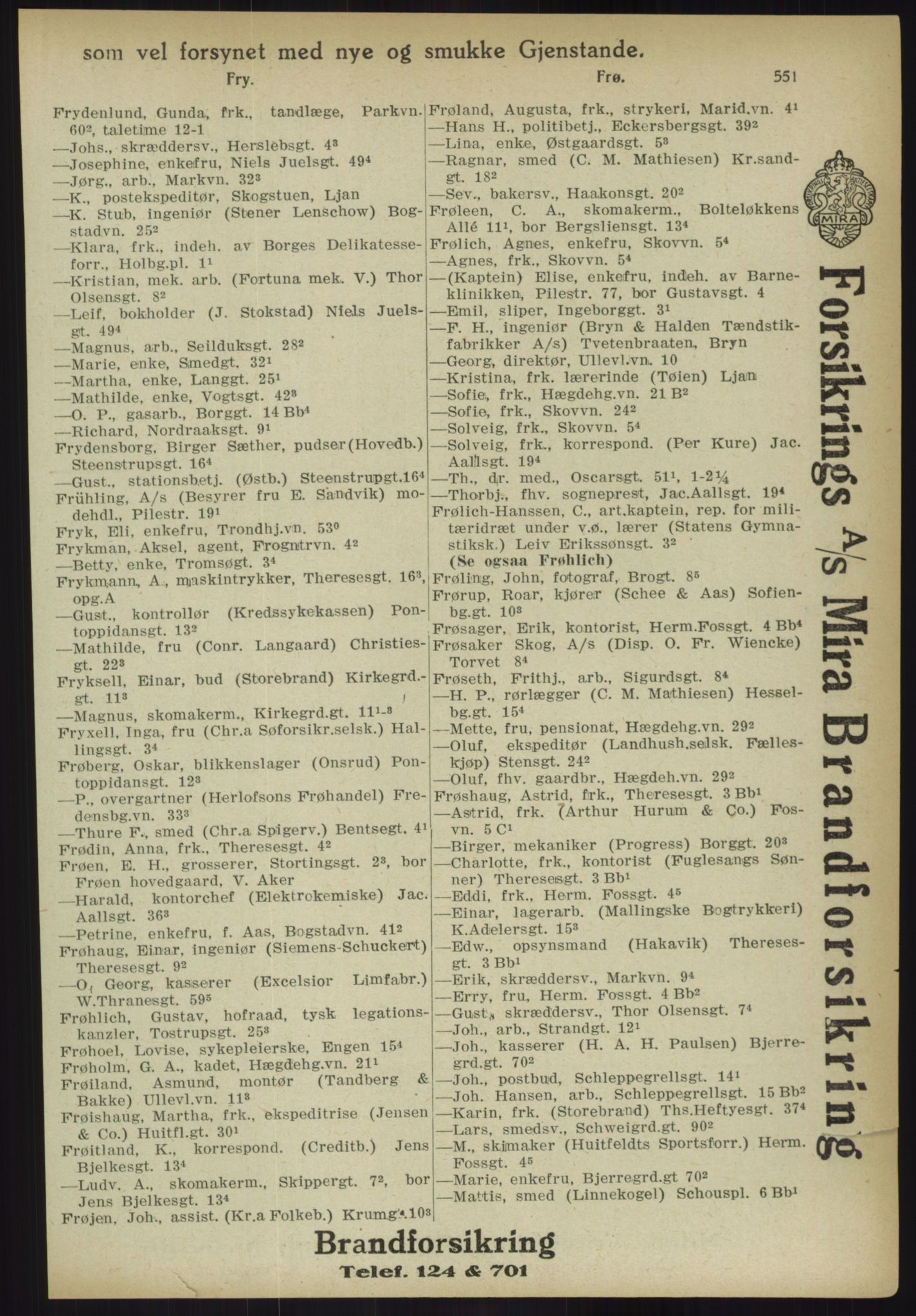 Kristiania/Oslo adressebok, PUBL/-, 1918, p. 576