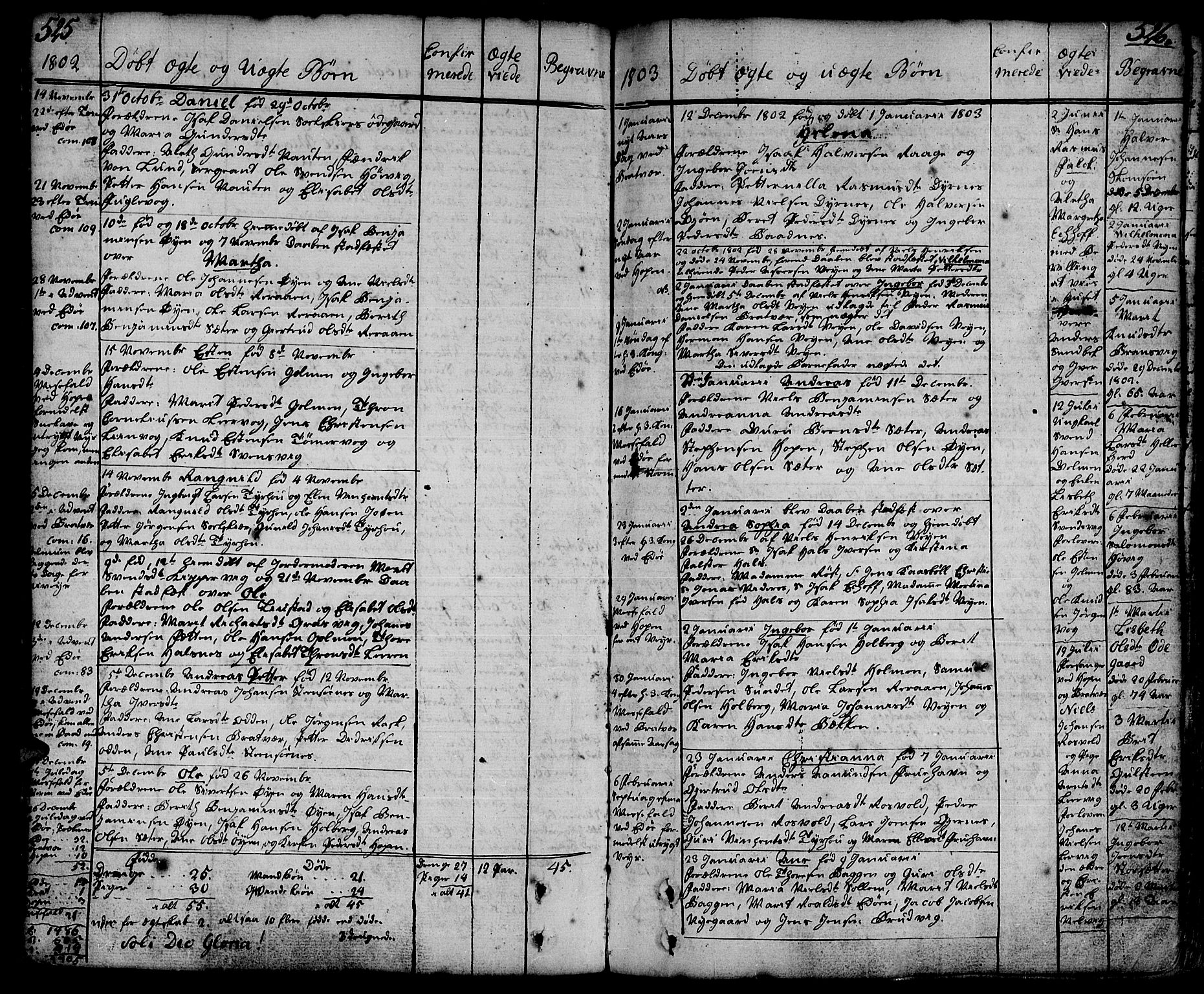 Ministerialprotokoller, klokkerbøker og fødselsregistre - Møre og Romsdal, SAT/A-1454/581/L0932: Parish register (official) no. 581A02, 1767-1823, p. 525-526