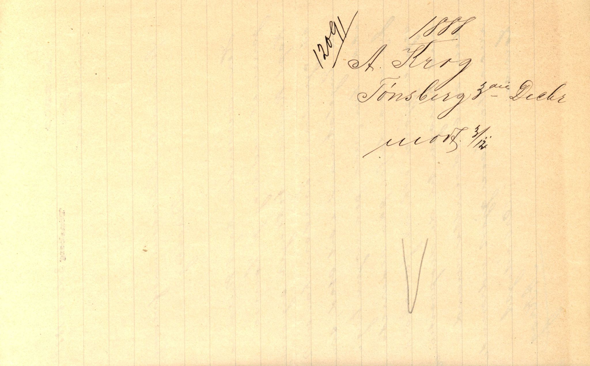 Pa 63 - Østlandske skibsassuranceforening, VEMU/A-1079/G/Ga/L0021/0005: Havaridokumenter / Haabet, Louise, Kvik, Libra, Kongsek, Ispilen, 1888, p. 13