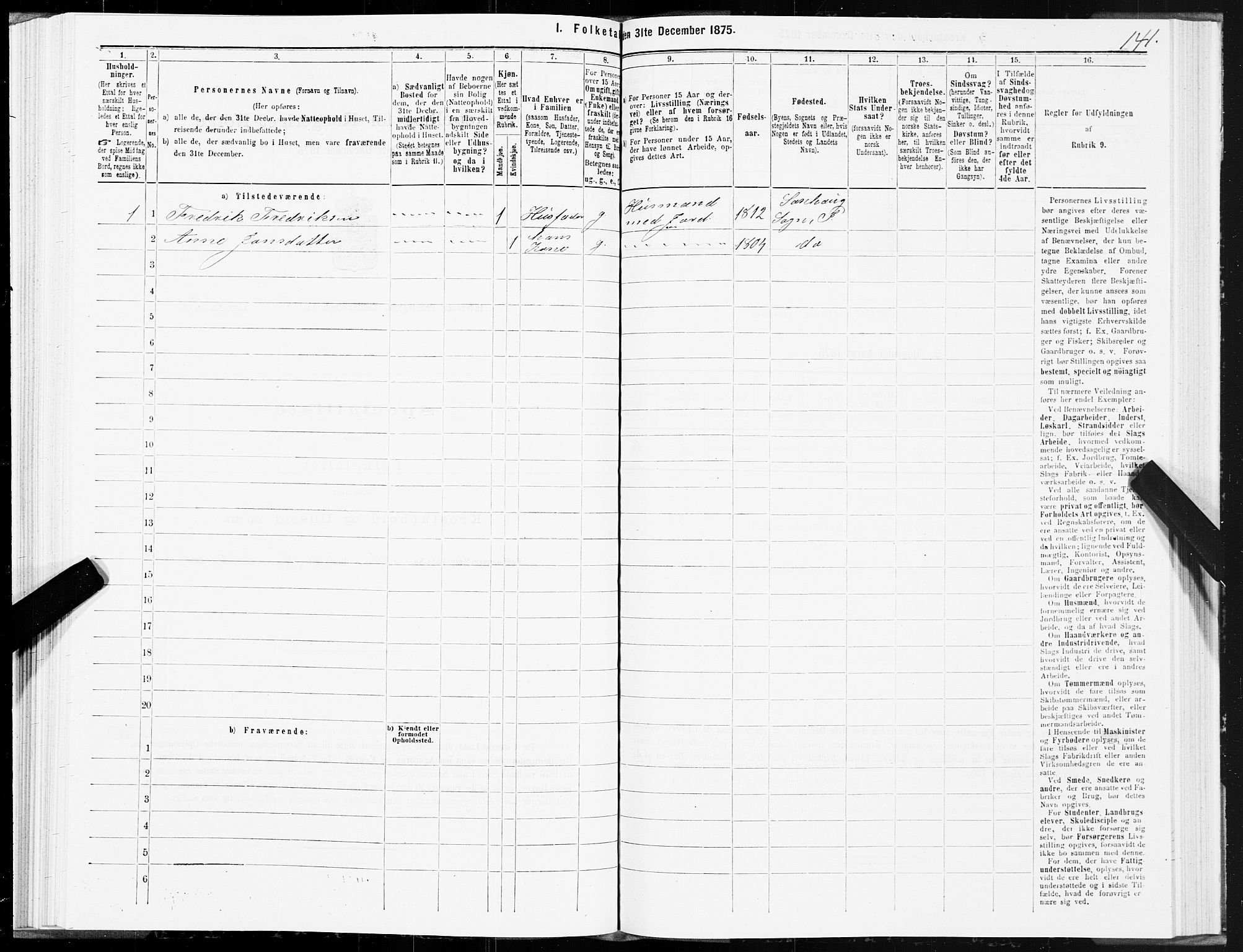 SAT, 1875 census for 1729P Inderøy, 1875, p. 4141