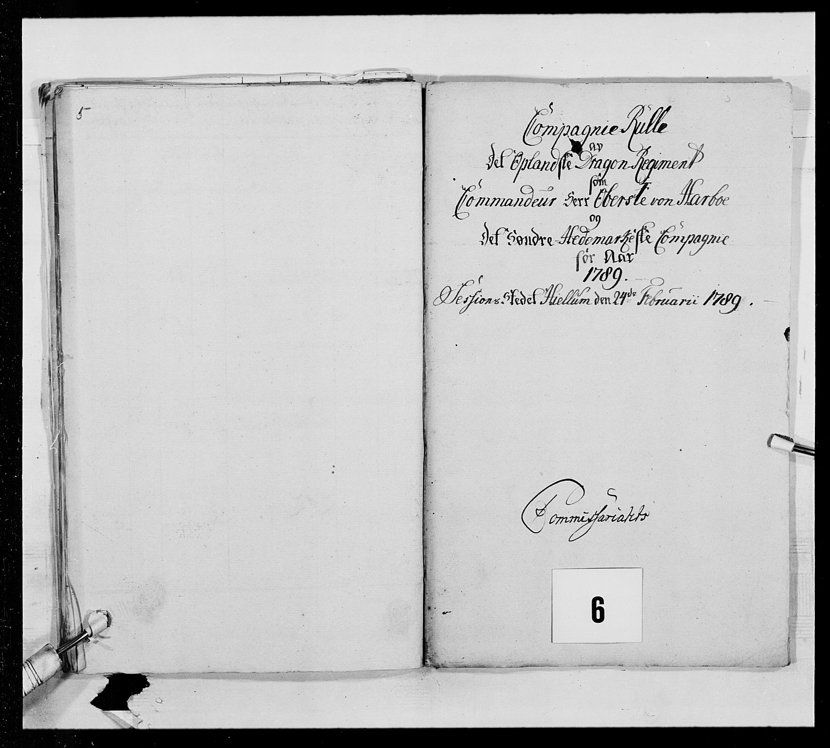 Generalitets- og kommissariatskollegiet, Det kongelige norske kommissariatskollegium, AV/RA-EA-5420/E/Eh/L0016: Opplandske dragonregiment, 1789-1801, p. 111