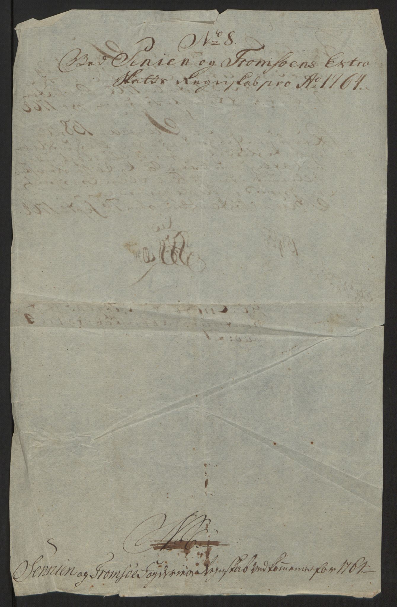 Rentekammeret inntil 1814, Reviderte regnskaper, Fogderegnskap, RA/EA-4092/R68/L4845: Ekstraskatten Senja og Troms, 1762-1765, p. 486