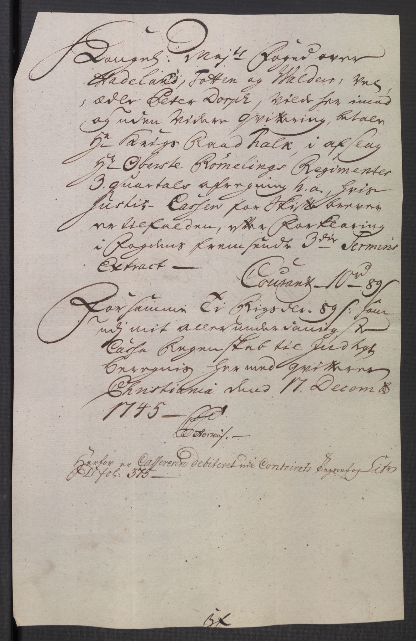 Rentekammeret inntil 1814, Reviderte regnskaper, Fogderegnskap, AV/RA-EA-4092/R18/L1345: Fogderegnskap Hadeland, Toten og Valdres, 1745-1746, p. 302