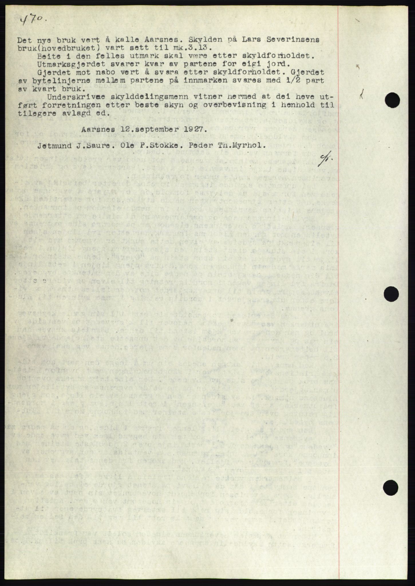 Søre Sunnmøre sorenskriveri, AV/SAT-A-4122/1/2/2C/L0049: Mortgage book no. 43, 1929-1929, Deed date: 08.06.1929