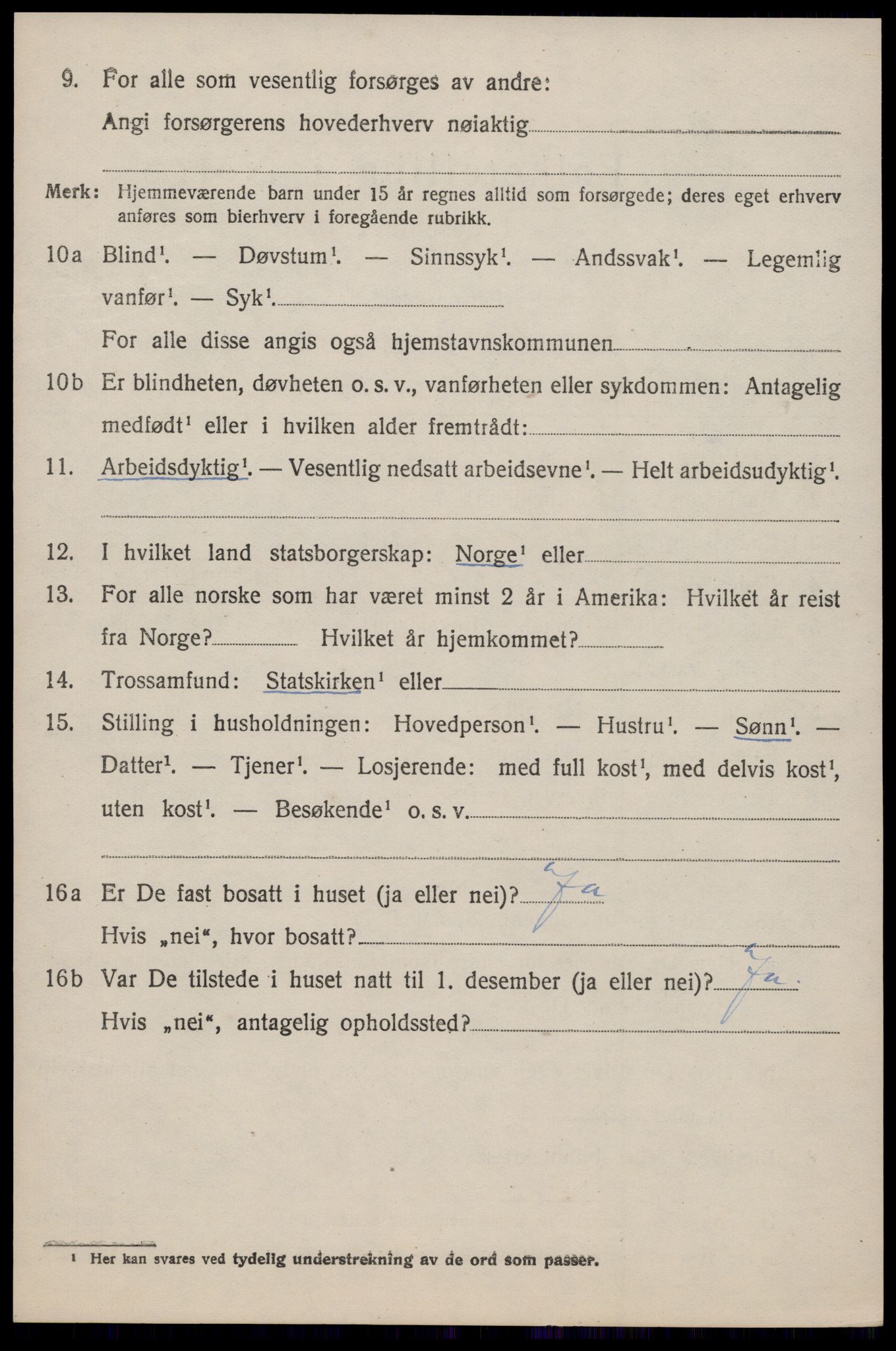 SAKO, 1920 census for Lårdal, 1920, p. 2898