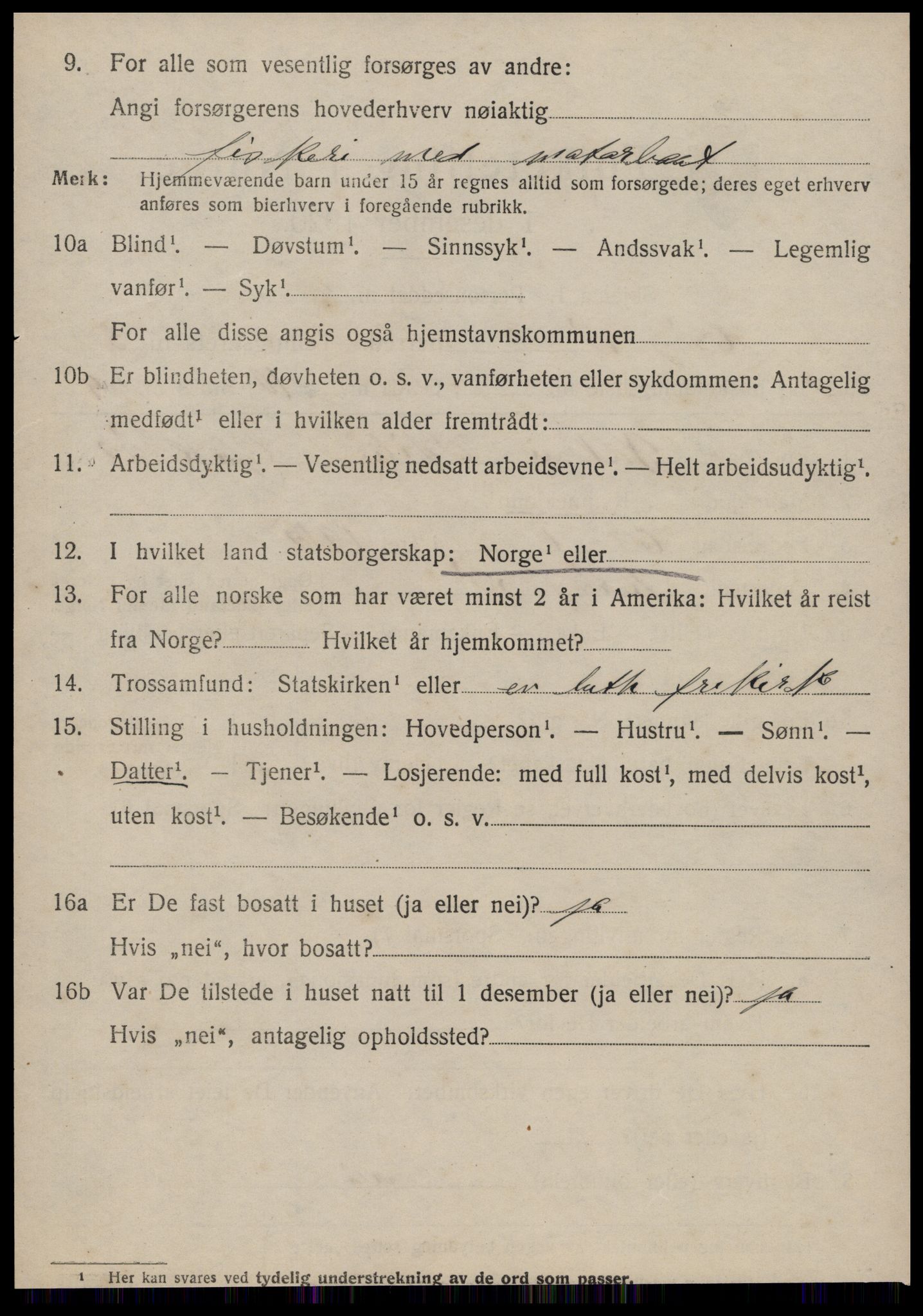 SAT, 1920 census for Herøy (MR), 1920, p. 2836