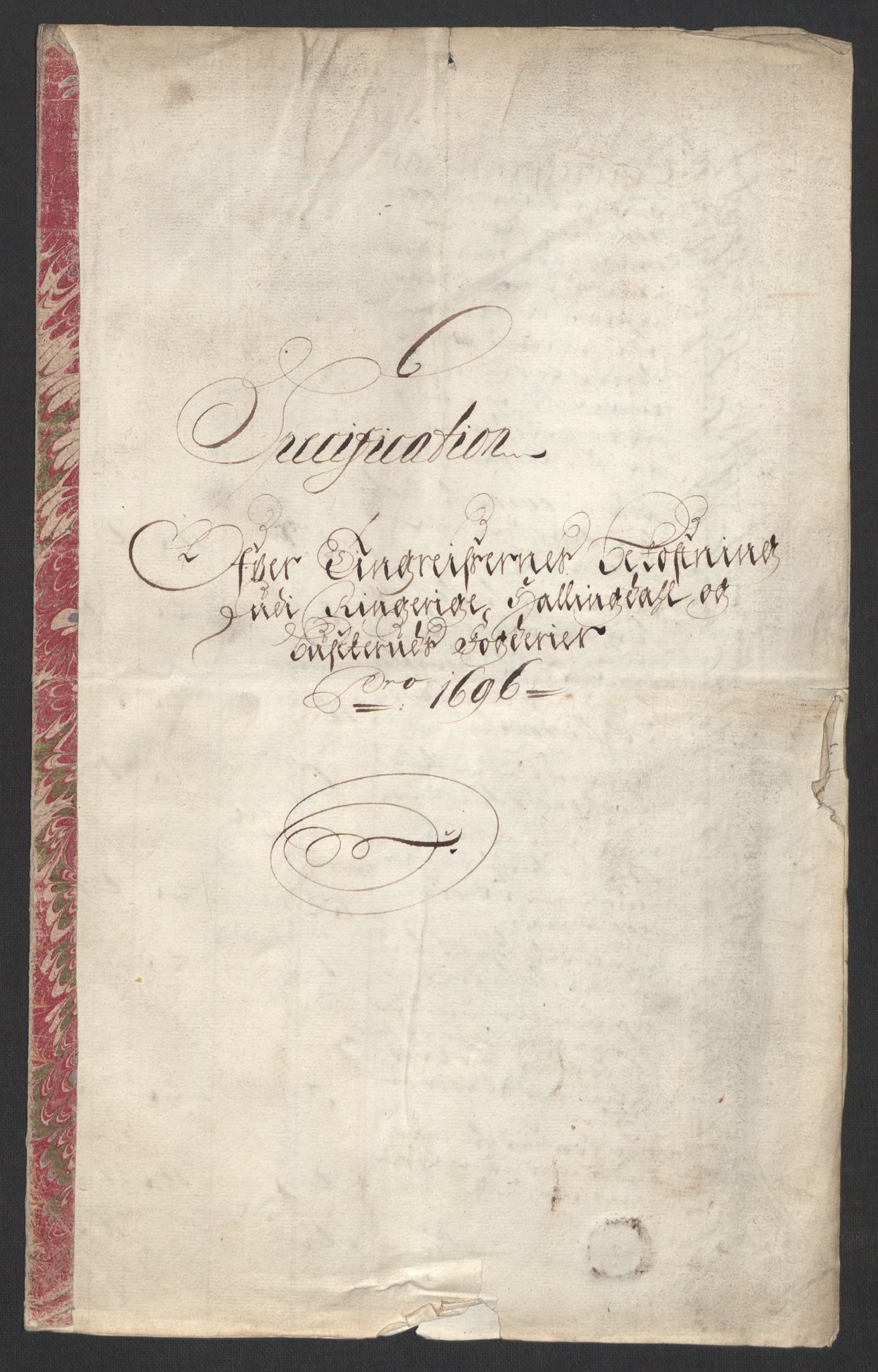 Rentekammeret inntil 1814, Reviderte regnskaper, Fogderegnskap, RA/EA-4092/R22/L1453: Fogderegnskap Ringerike, Hallingdal og Buskerud, 1696, p. 344