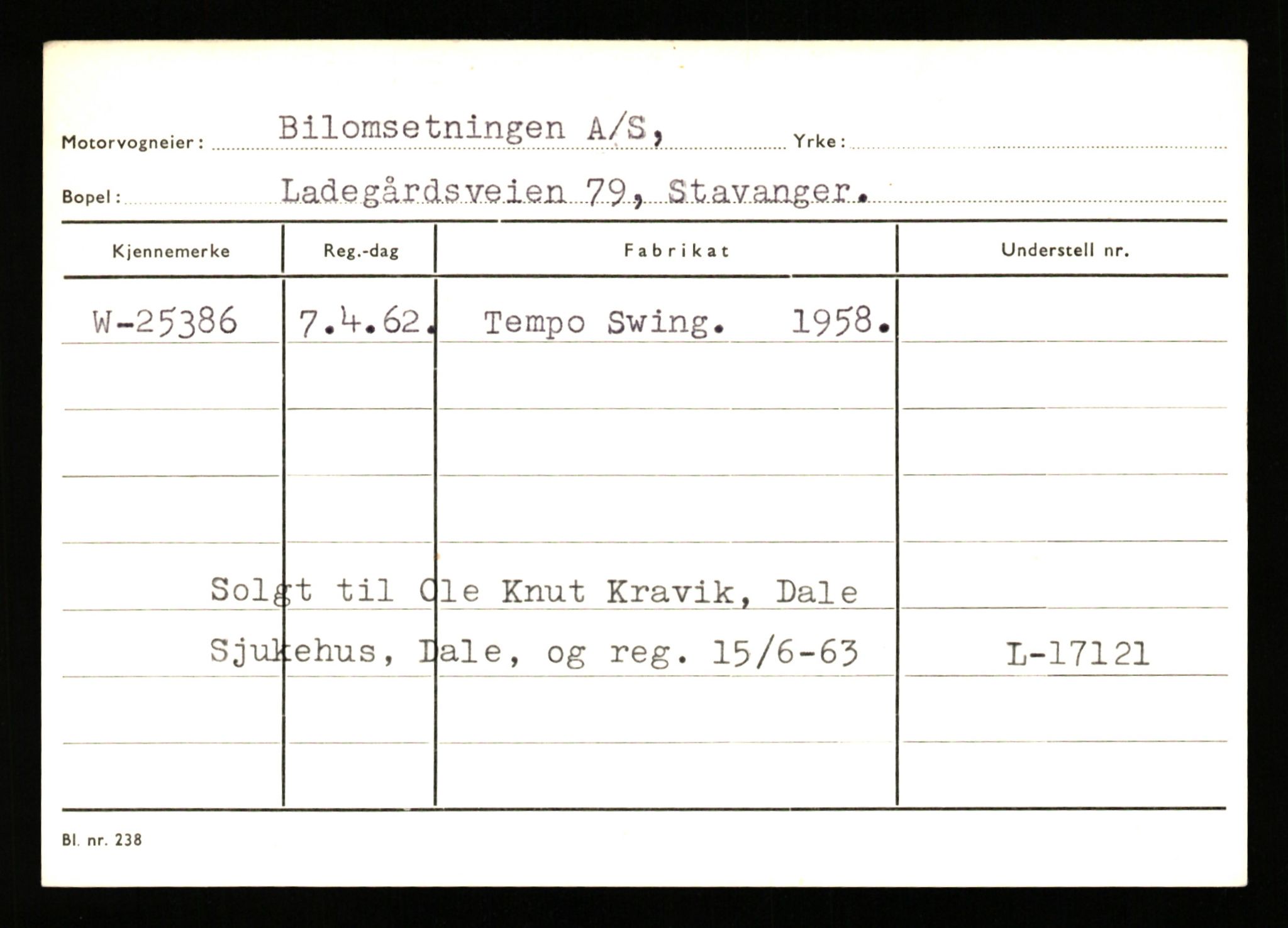 Stavanger trafikkstasjon, SAST/A-101942/0/G/L0005: Registreringsnummer: 23000 - 34245, 1930-1971, p. 749