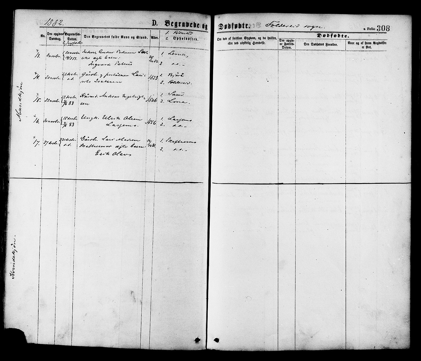 Ministerialprotokoller, klokkerbøker og fødselsregistre - Nord-Trøndelag, SAT/A-1458/780/L0642: Parish register (official) no. 780A07 /2, 1878-1885, p. 308