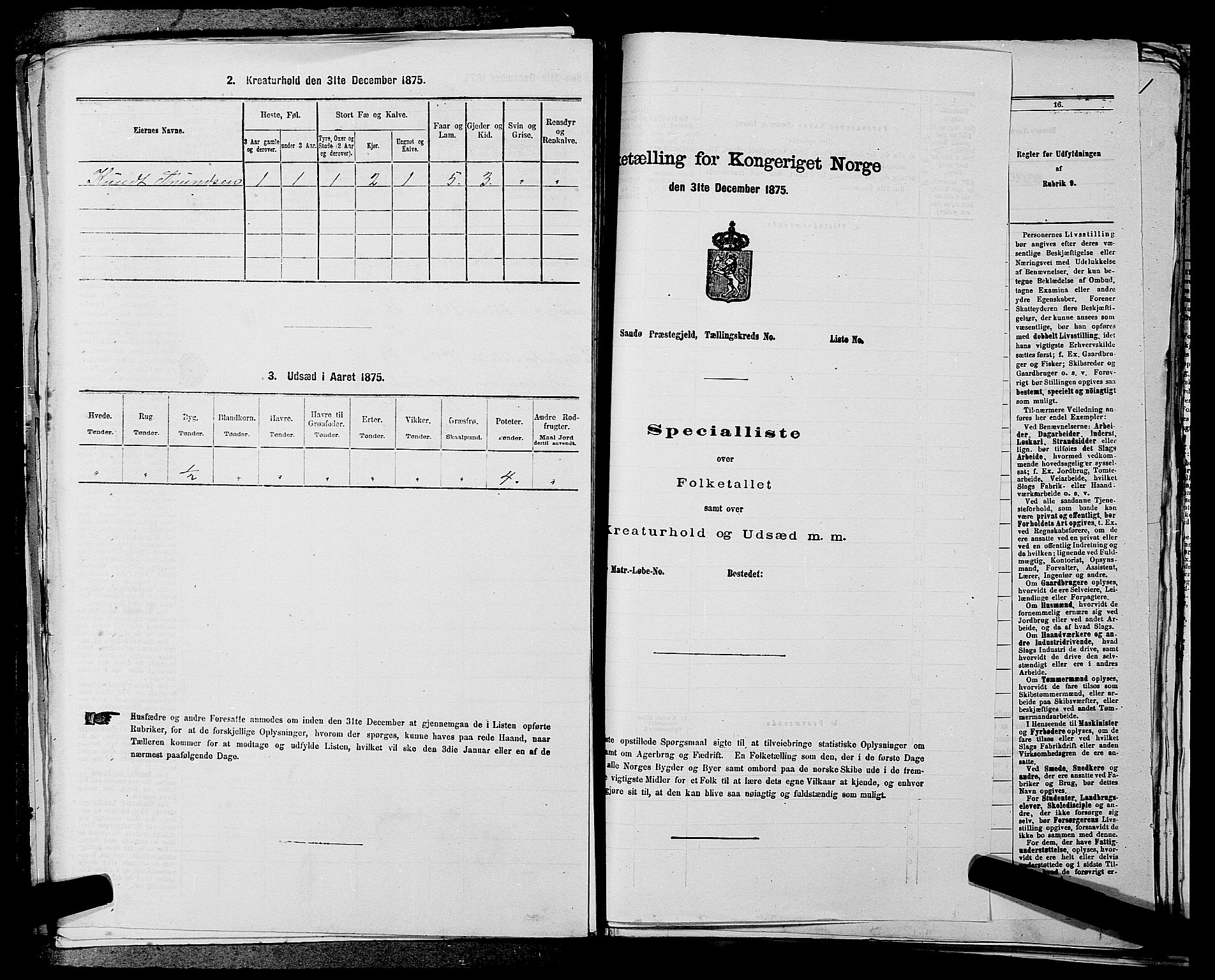 SAKO, 1875 census for 0821P Bø, 1875, p. 356