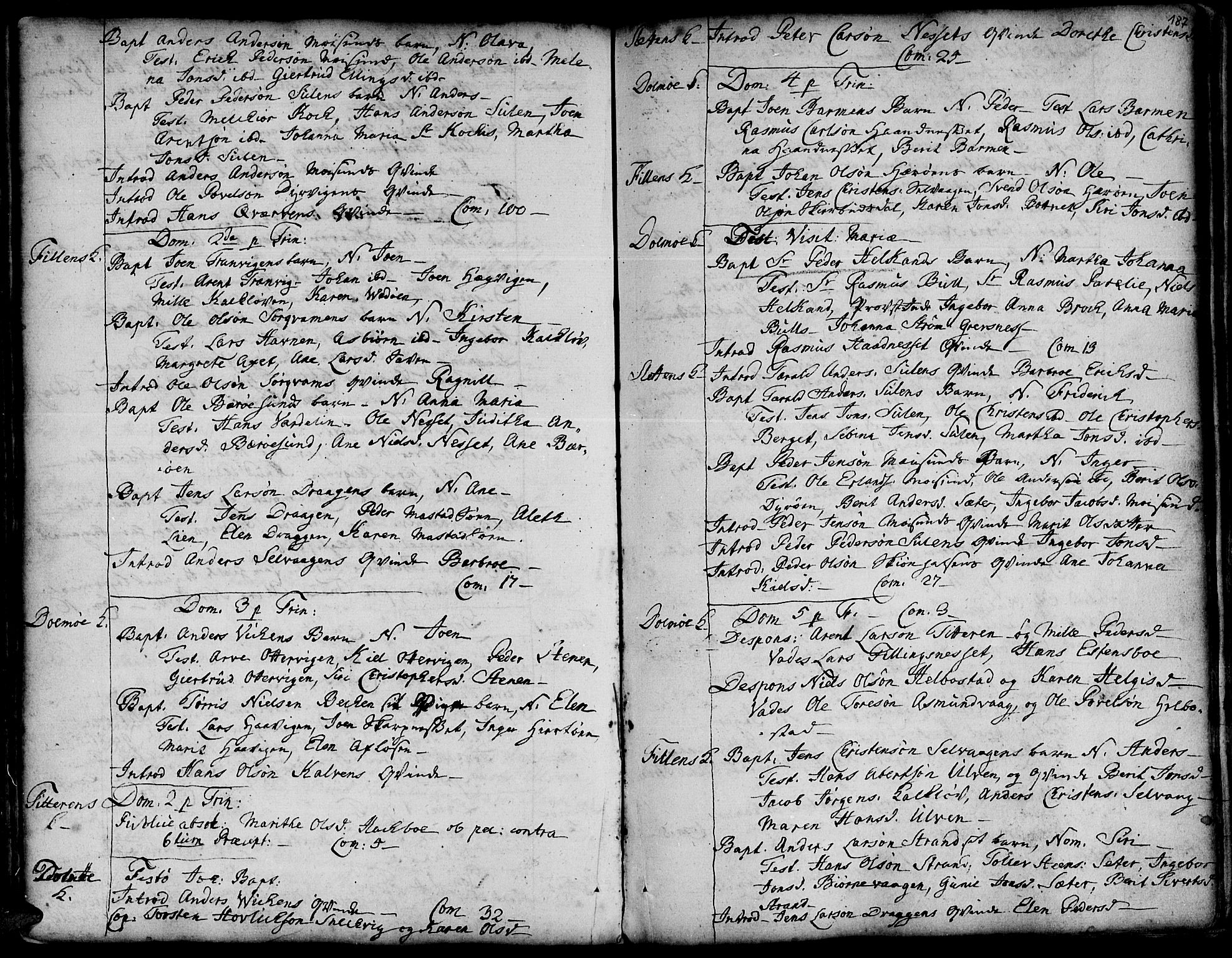 Ministerialprotokoller, klokkerbøker og fødselsregistre - Sør-Trøndelag, AV/SAT-A-1456/634/L0525: Parish register (official) no. 634A01, 1736-1775, p. 187